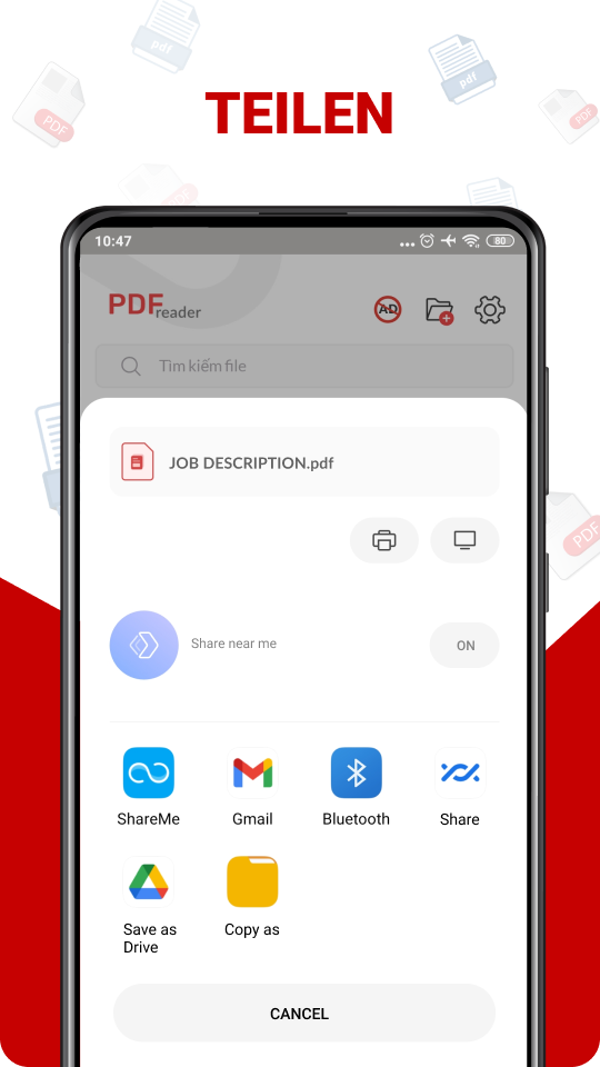 اسکرین شات برنامه PDF Reader - PDF Viewer 5