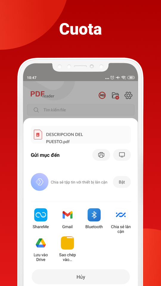 اسکرین شات 6 برنامه Lector - Visor PDF: PDF Reader