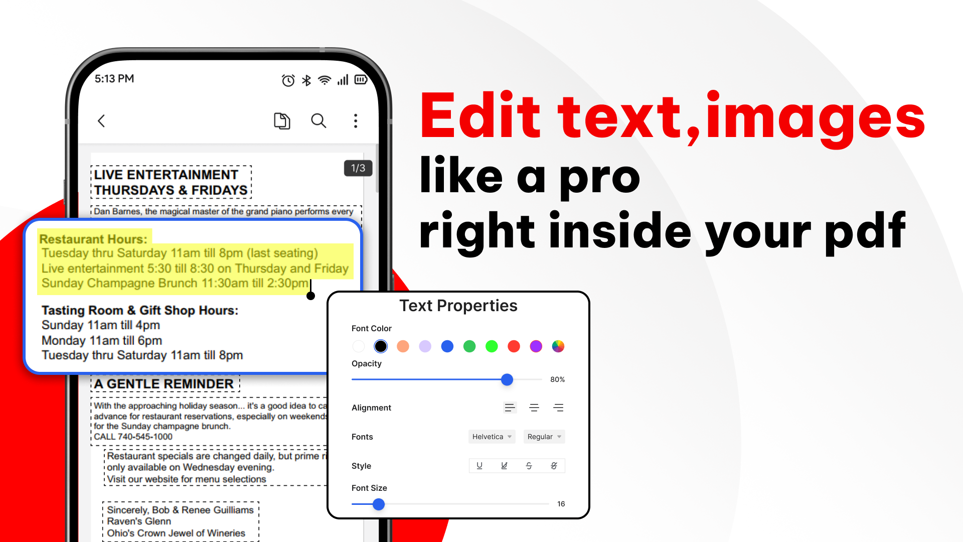 اسکرین شات 3 برنامه PDFPro: Scanner & Editor