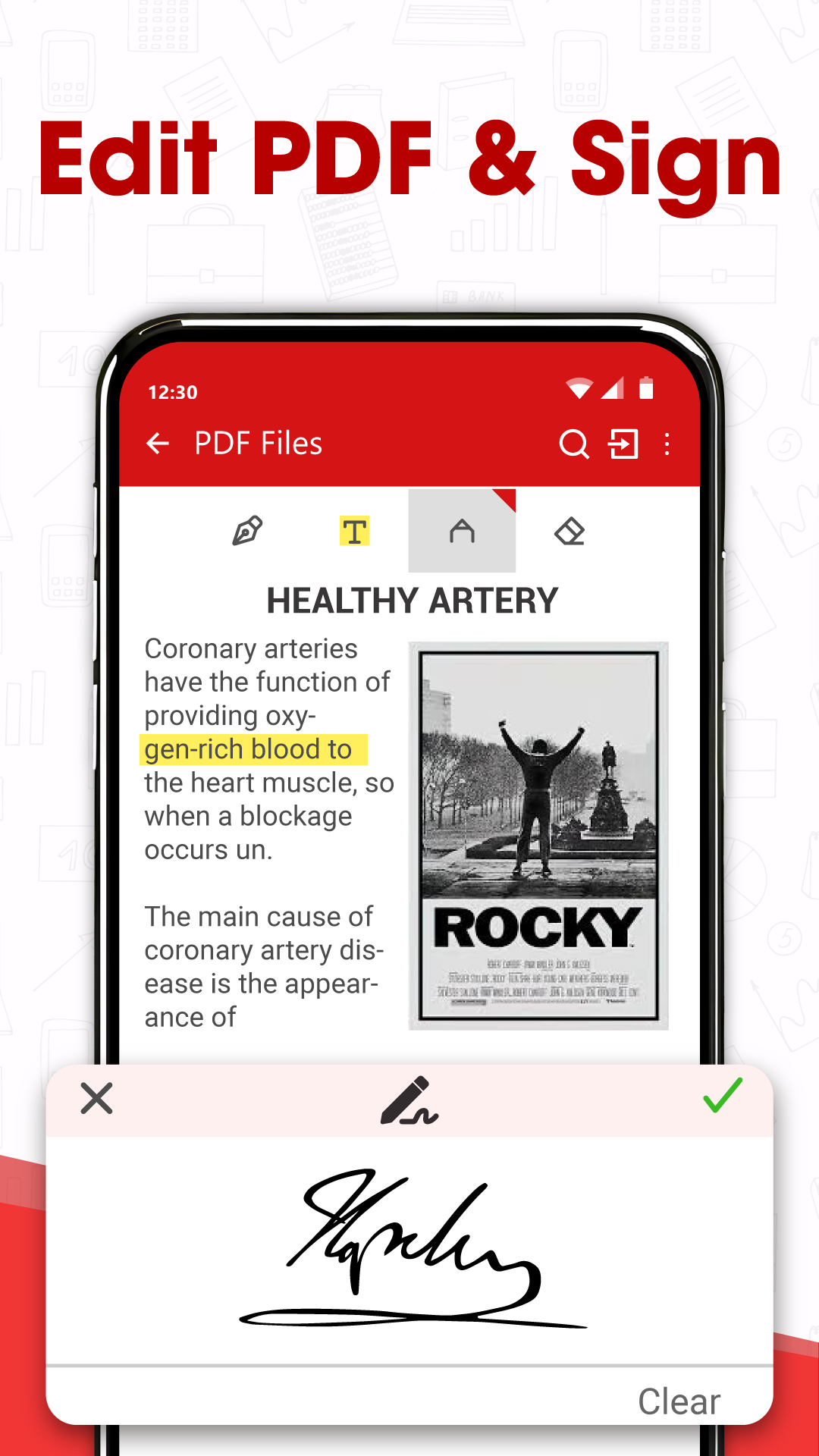 اسکرین شات 3 برنامه PDF Reader and Photo to PDF
