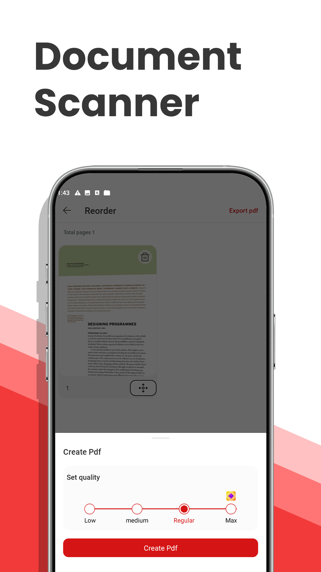 اسکرین شات 4 برنامه PDF Reader and Photo to PDF