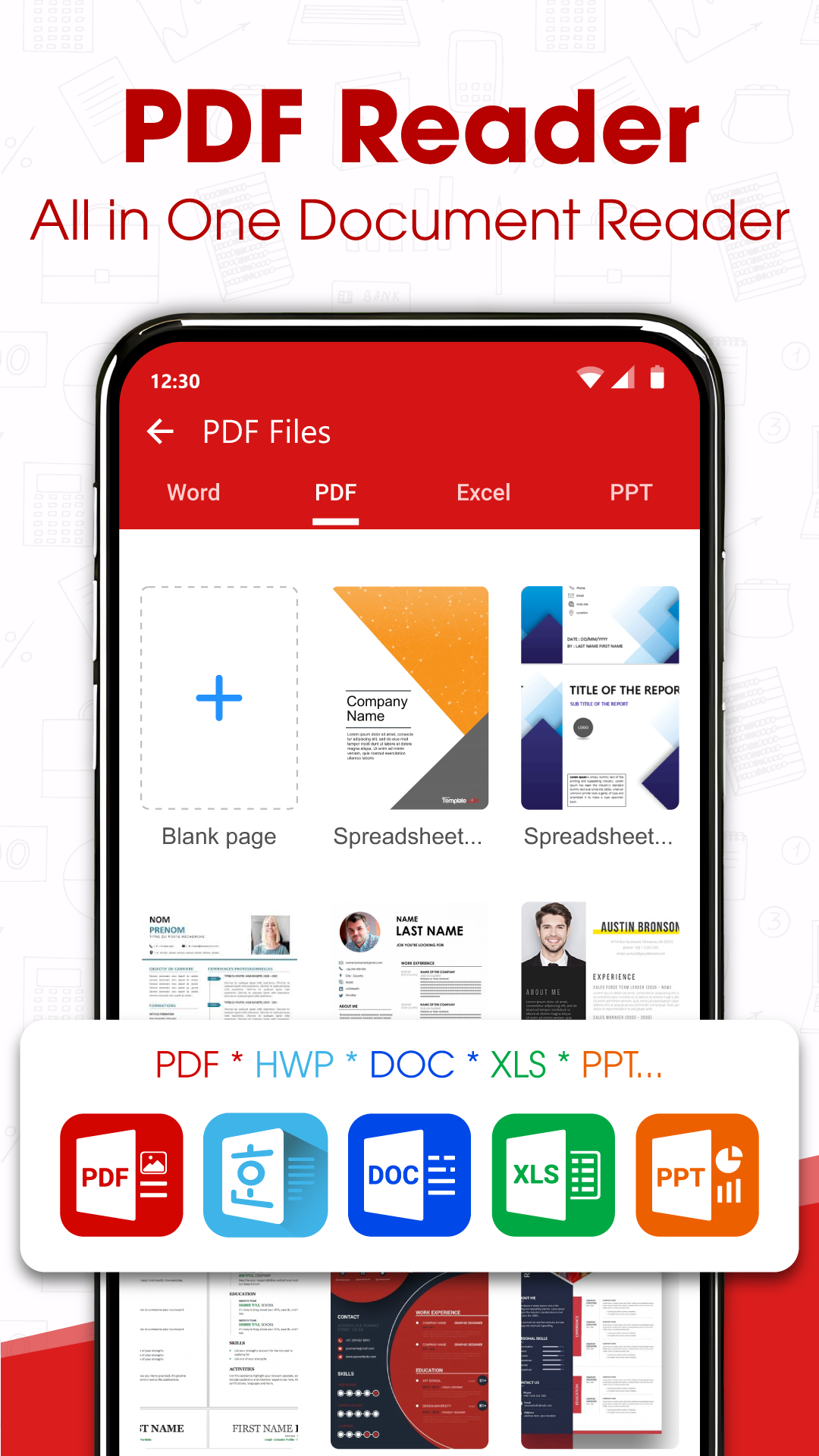 اسکرین شات 1 برنامه PDF Reader and Photo to PDF