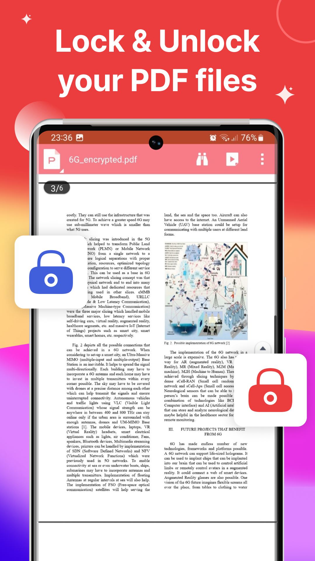 اسکرین شات 6 برنامه PDF Reader - Pdf Editor
