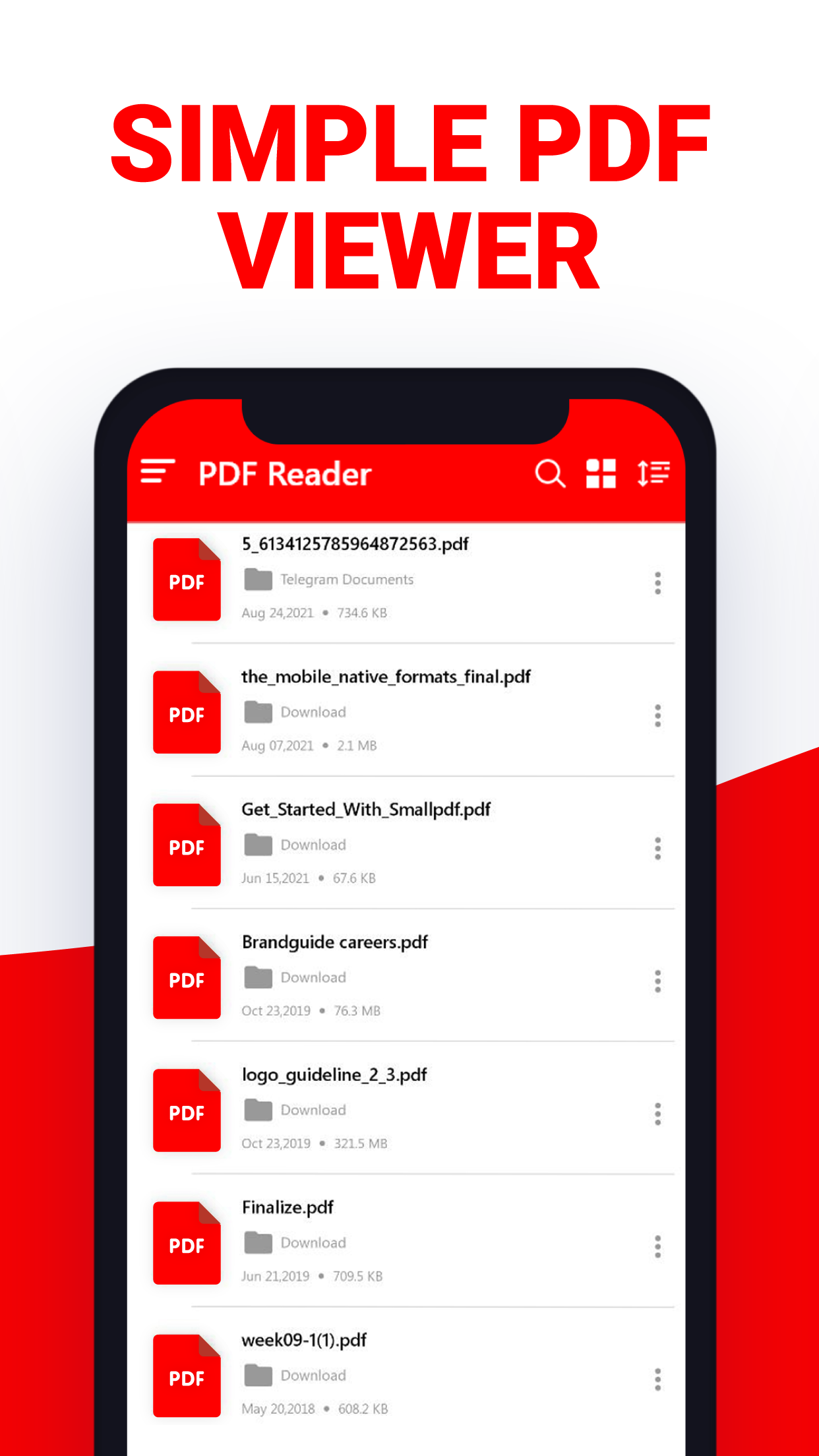 اسکرین شات 4 برنامه PDF Viewer - PDF Reader