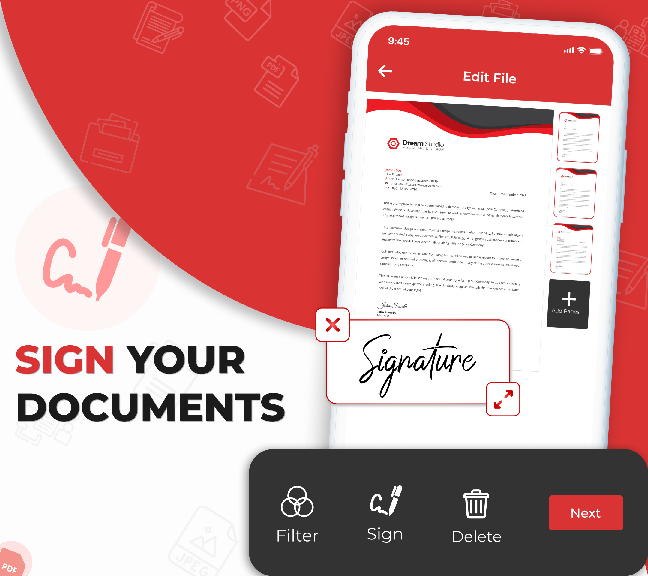 اسکرین شات 7 برنامه PDF Maker: Docs & ID Scanner