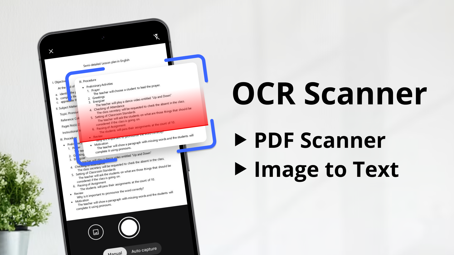 اسکرین شات 1 برنامه PDF Scanner, Image to text