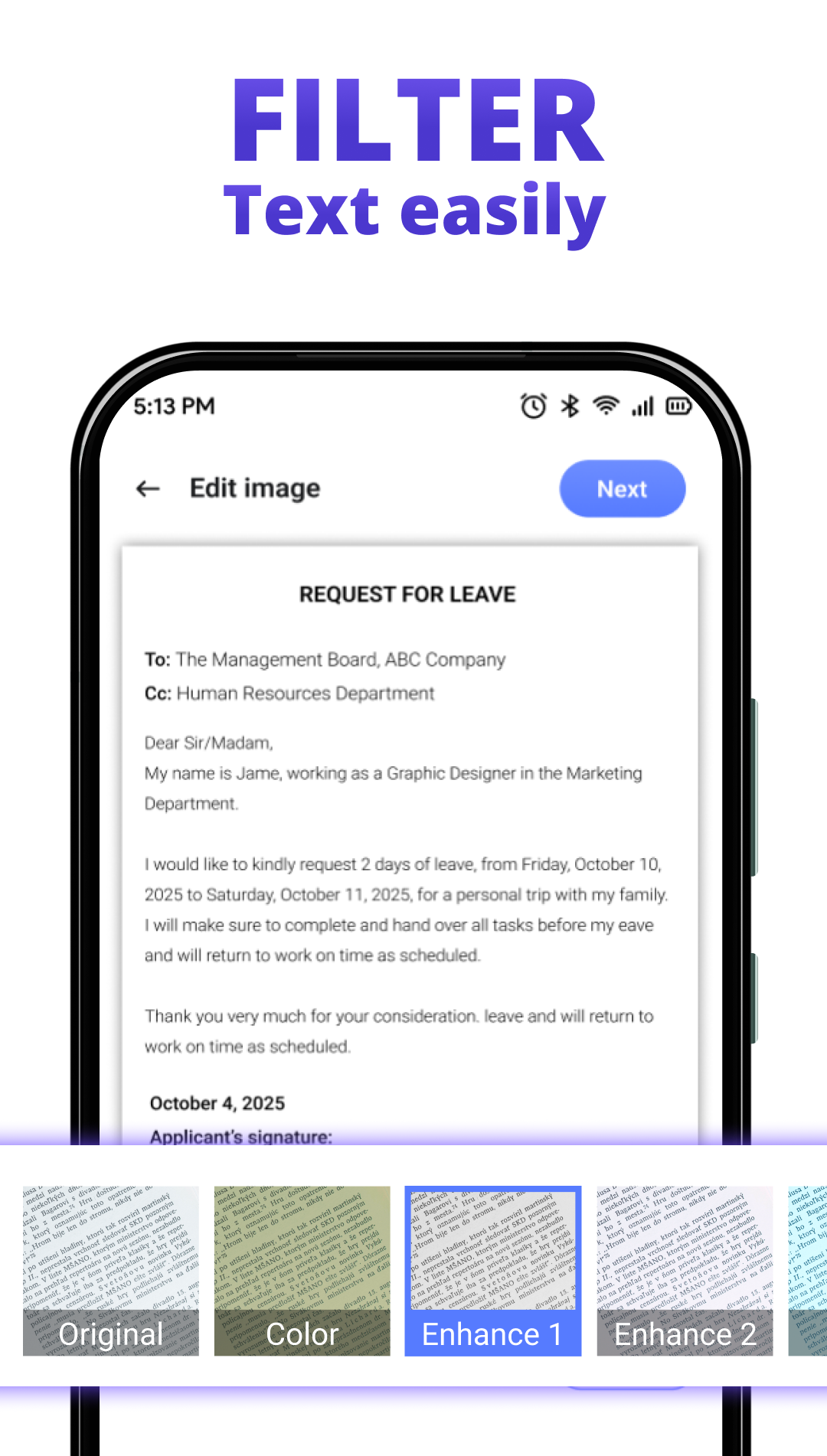 اسکرین شات 8 برنامه PDF Scanner, Image to text