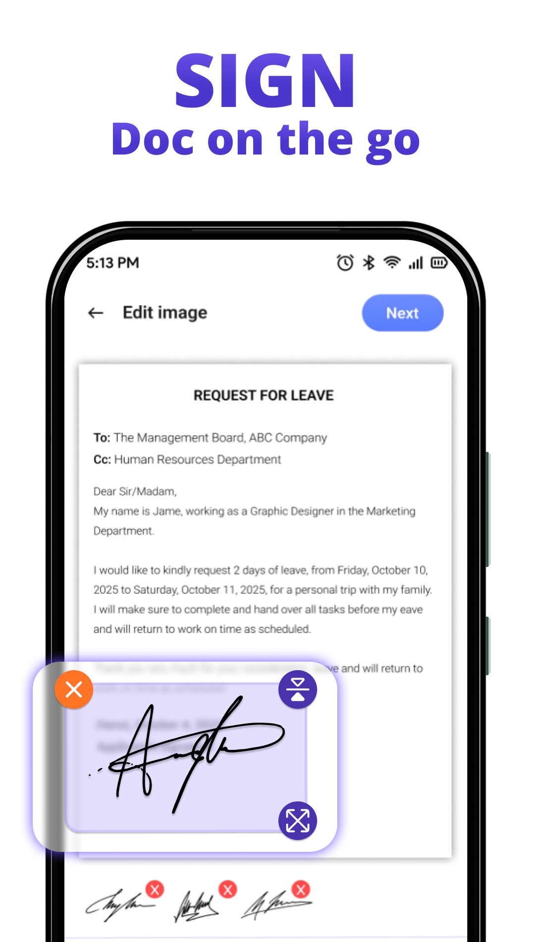 اسکرین شات 6 برنامه PDF Scanner, Image to text