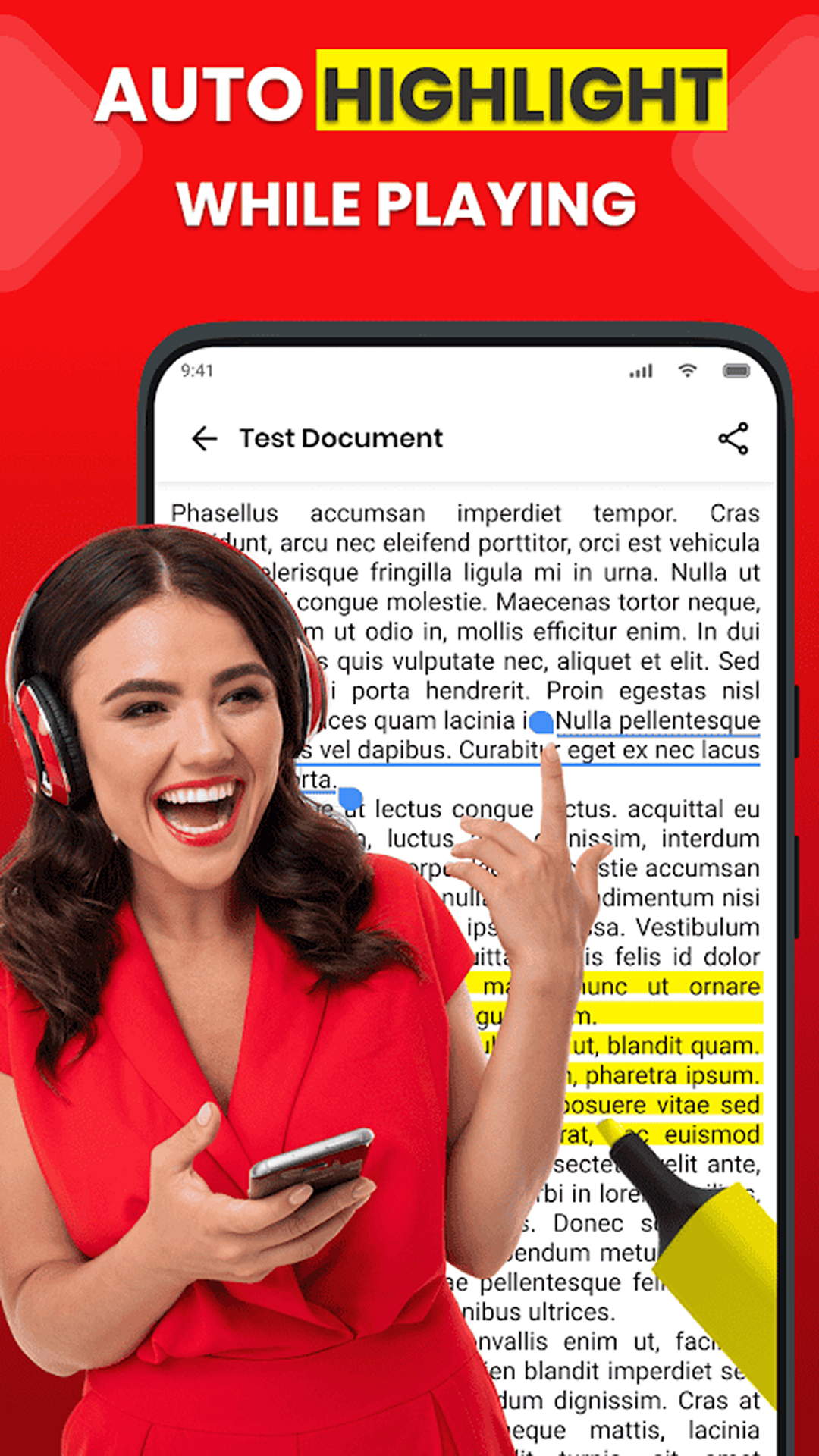 اسکرین شات 2 برنامه PDF Speaker Text To Speech TTS