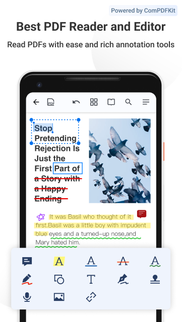 اسکرین شات 1 برنامه PDF Reader Pro - Reader&Editor