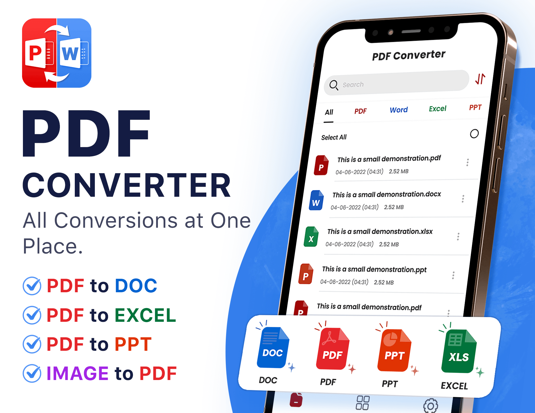 اسکرین شات 1 برنامه PDF to Word - PDF Converter