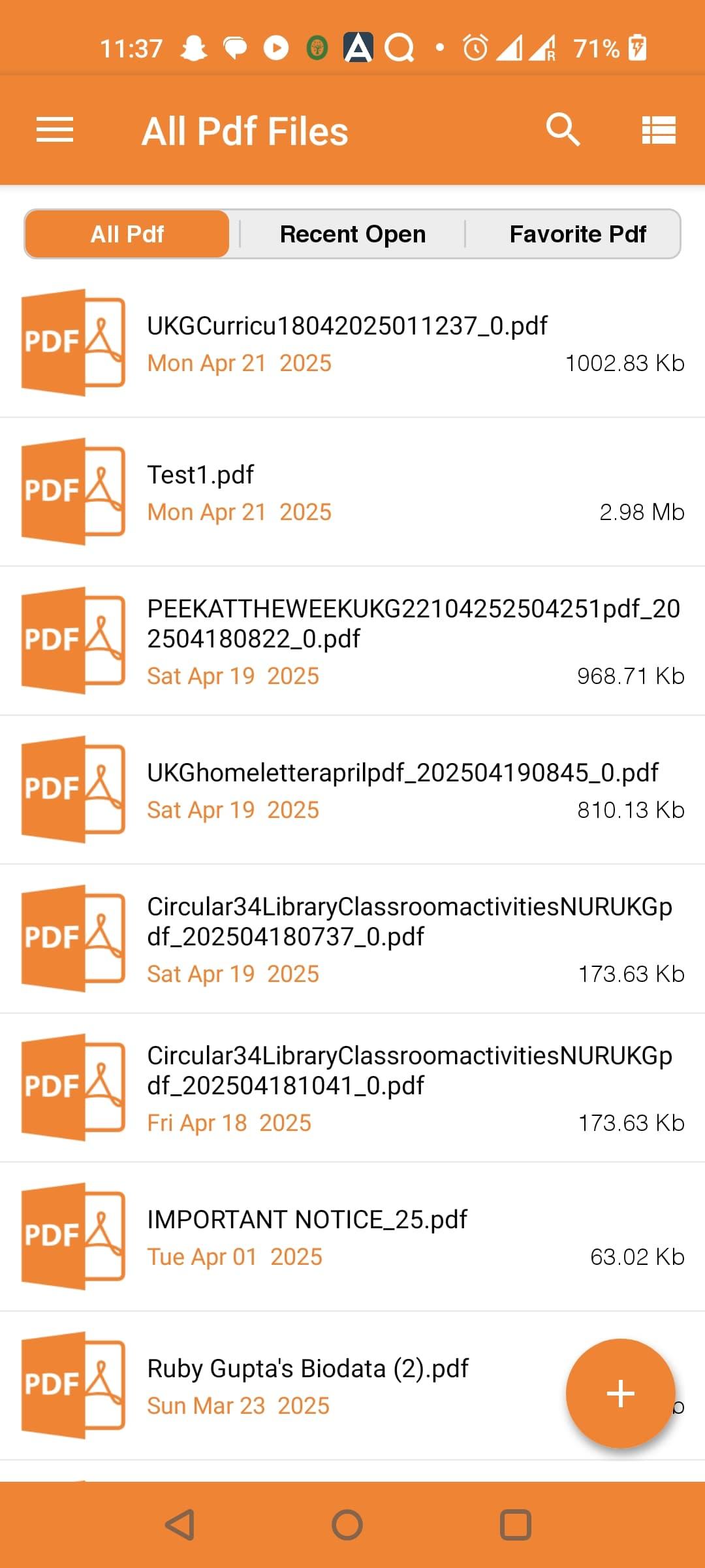 اسکرین شات 4 برنامه PDF File Reader