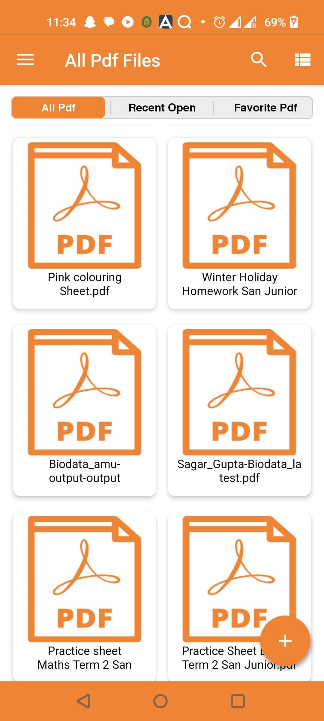 اسکرین شات 2 برنامه PDF File Reader