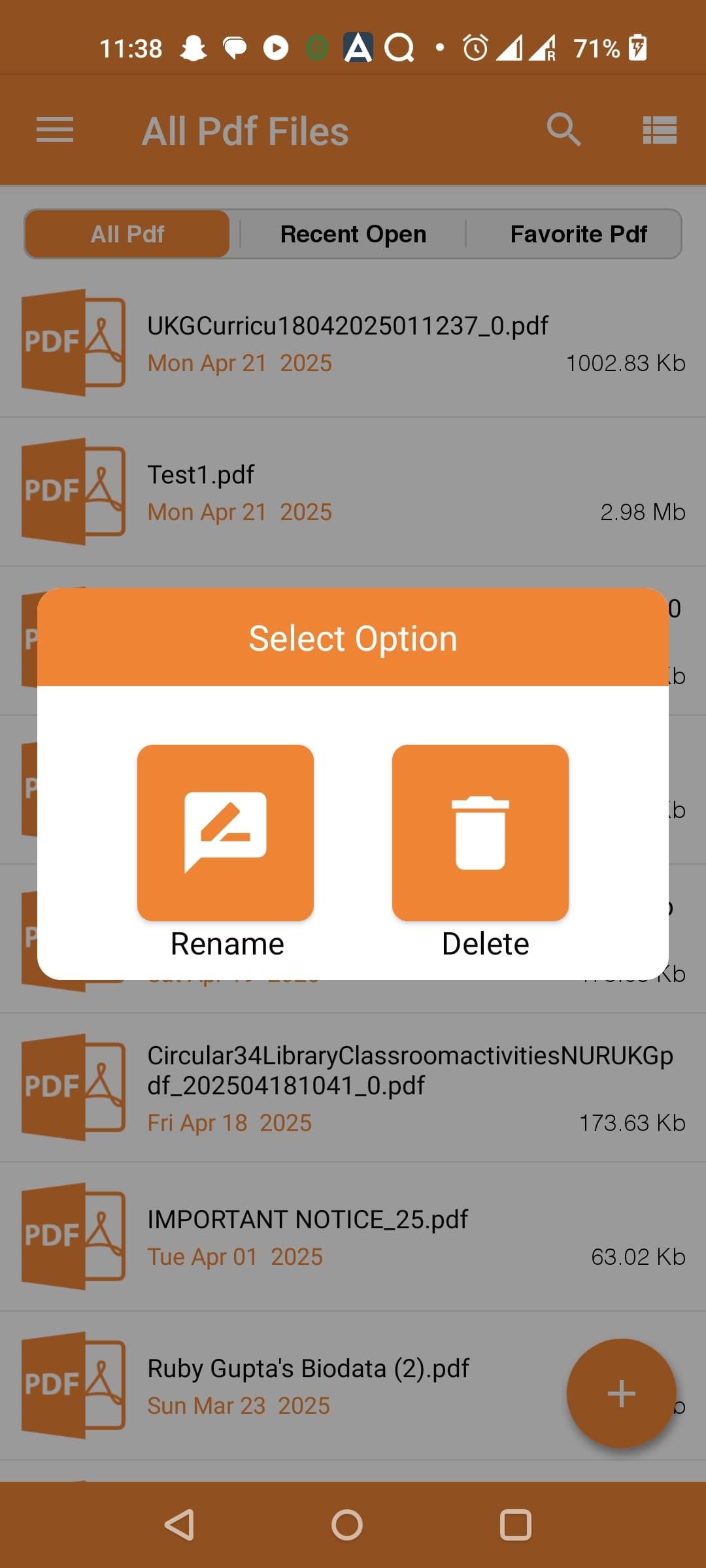 اسکرین شات 6 برنامه PDF File Reader