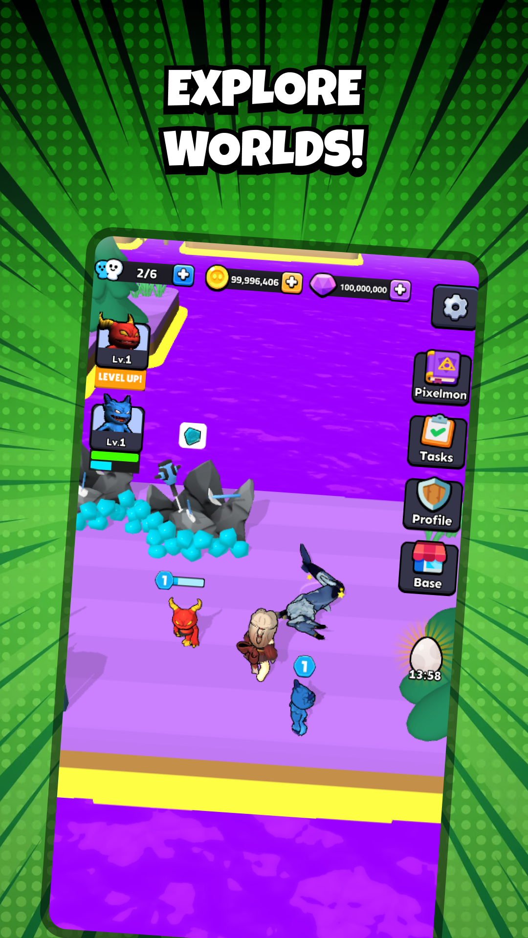 اسکرین شات 3 بازی Pixelmon - Monster Tycoon