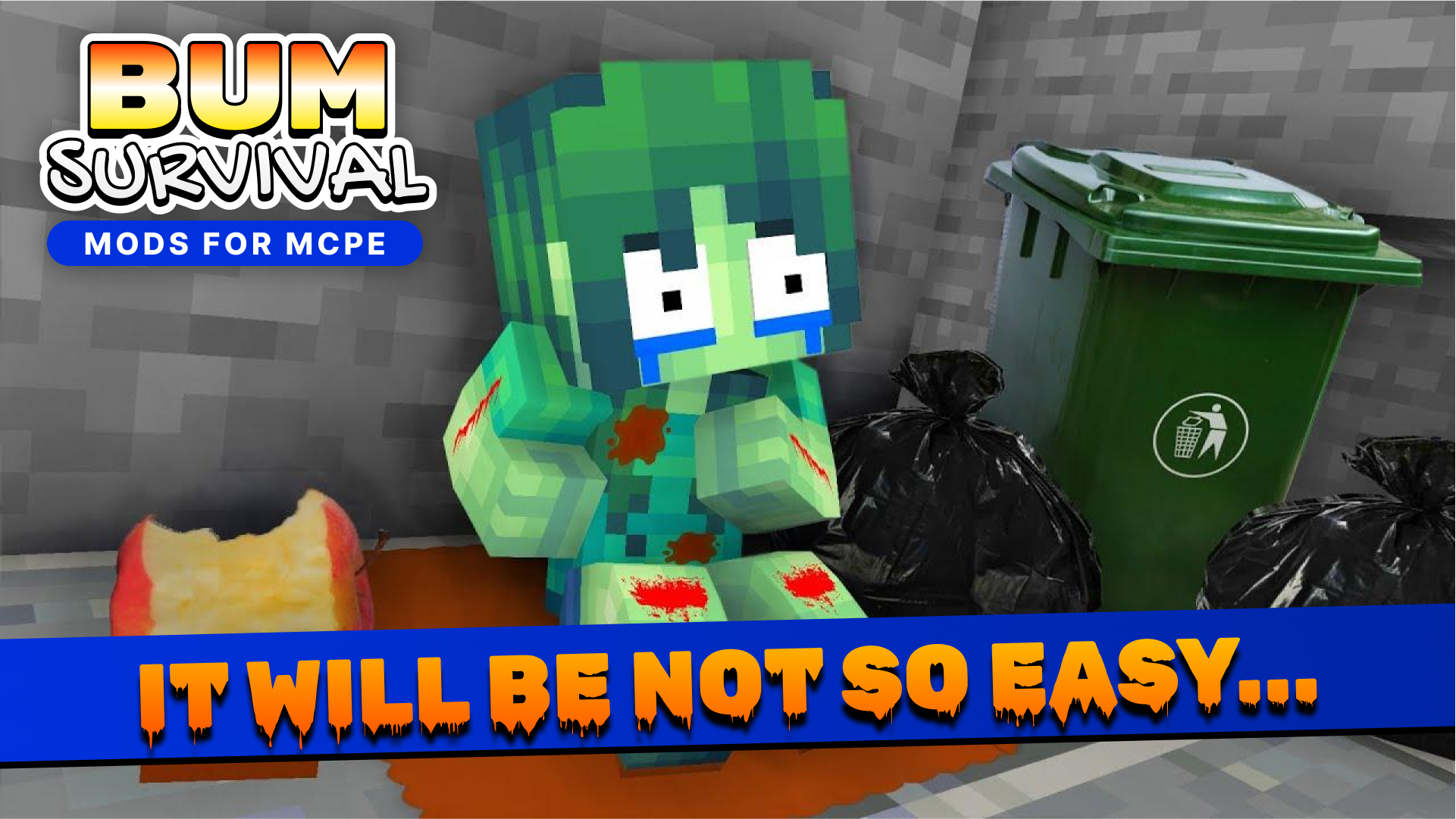 اسکرین شات 3 برنامه Bum Survival for MCPE
