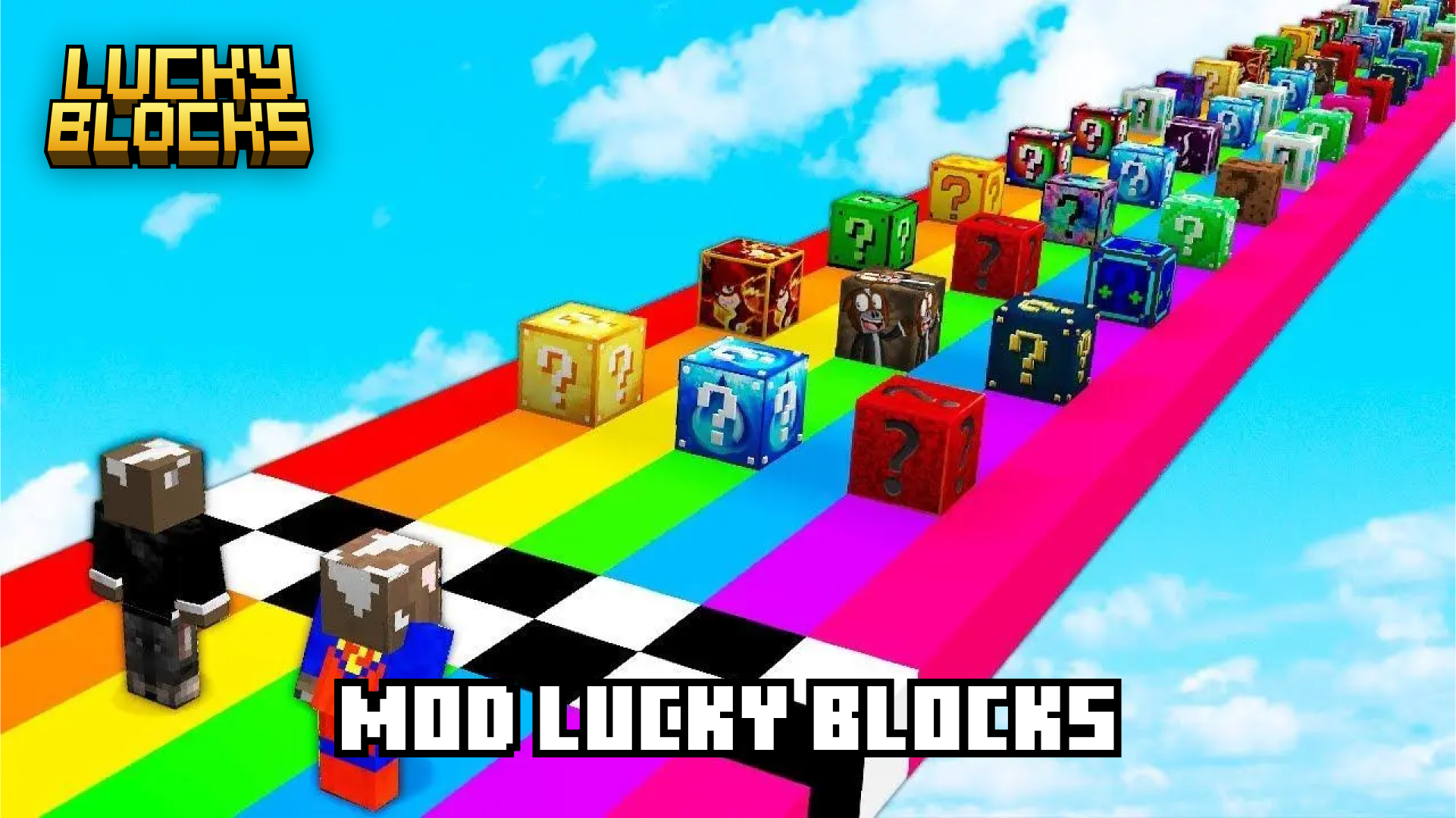 اسکرین شات 1 برنامه Lucky Block Mod for Minecraft