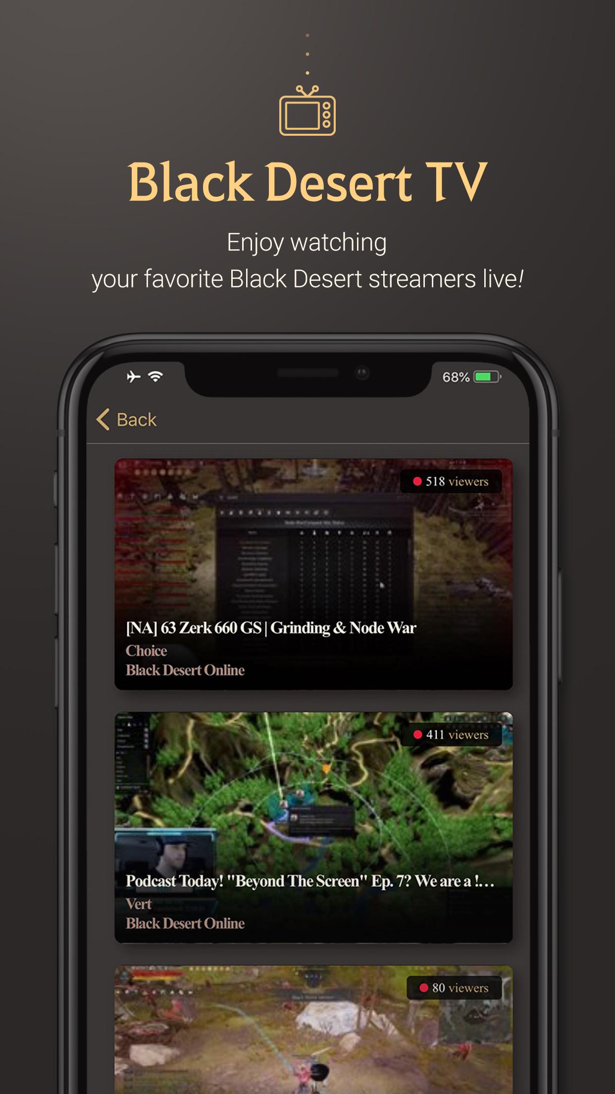 اسکرین شات 6 برنامه Black Desert+