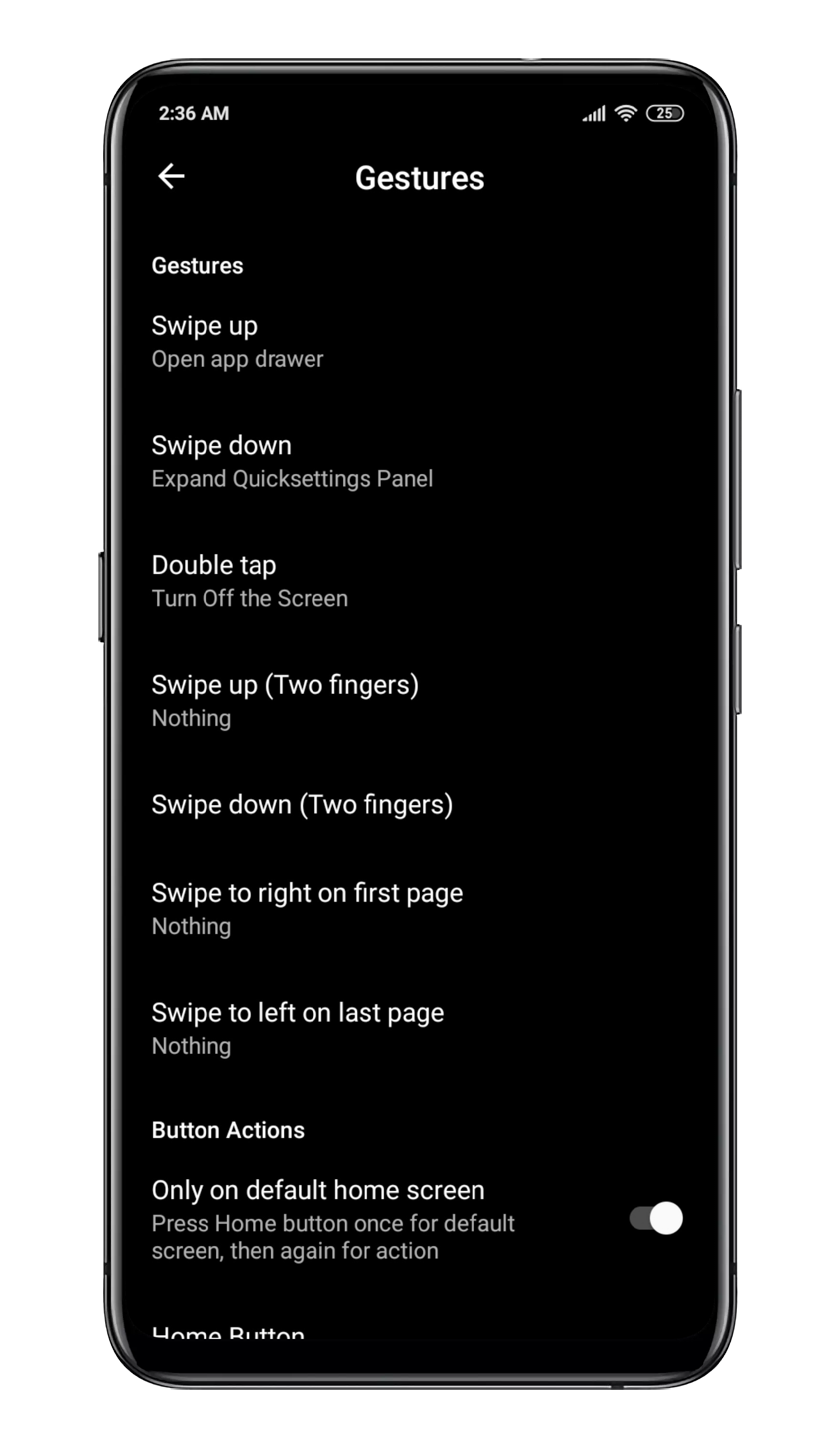 اسکرین شات 7 برنامه Pear Launcher