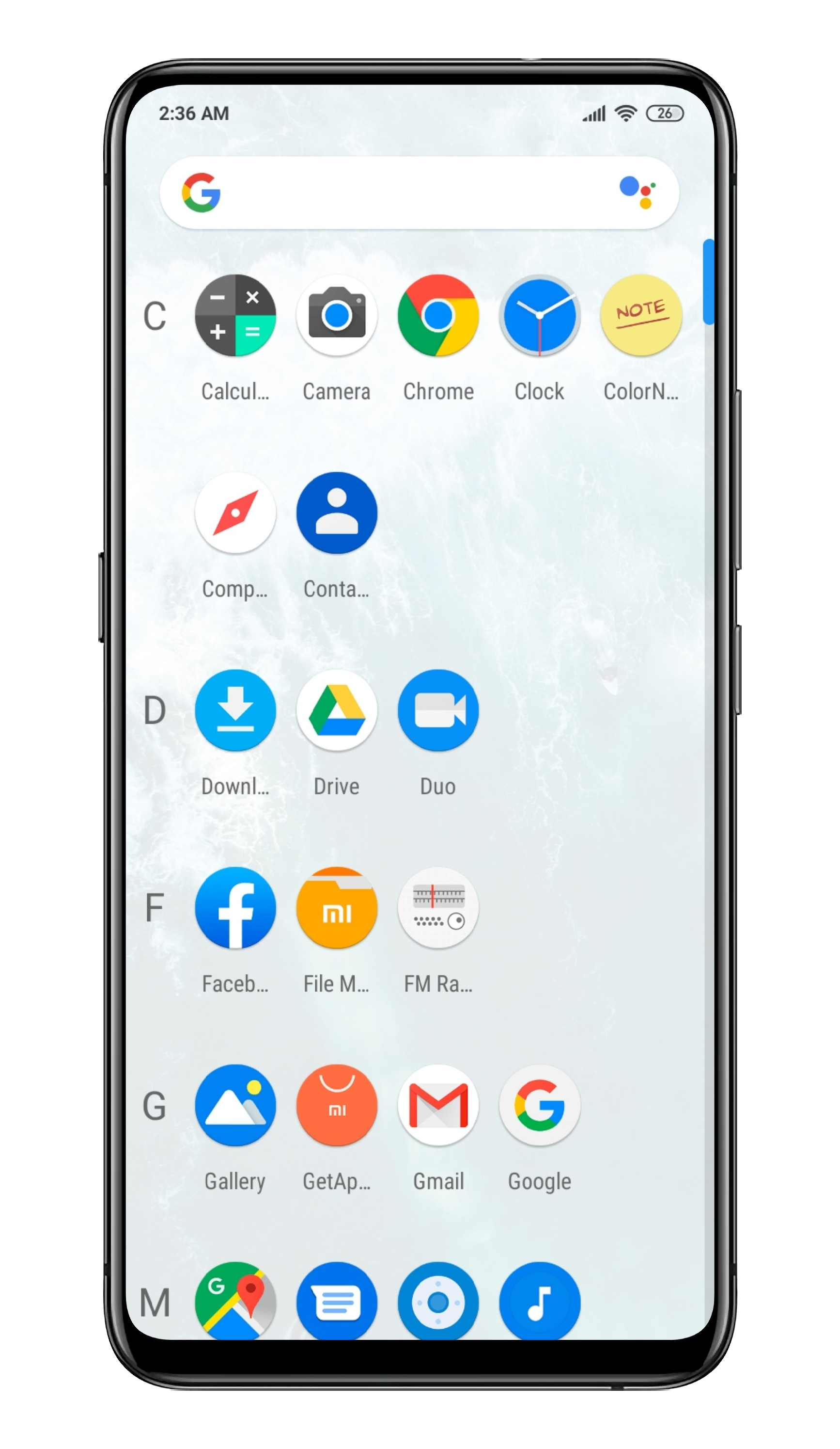 اسکرین شات 3 برنامه Pear Launcher