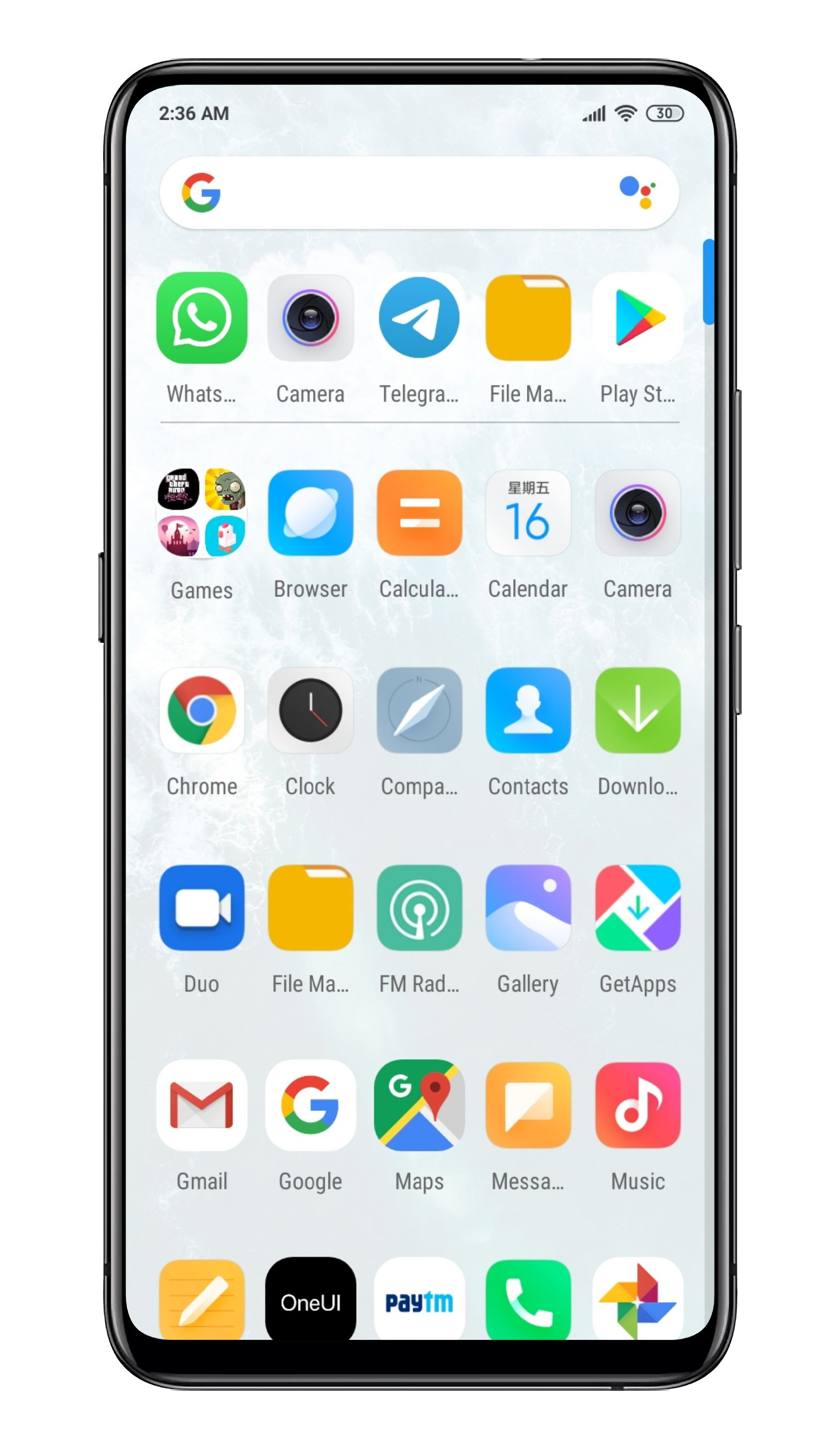 اسکرین شات 5 برنامه Pear Launcher