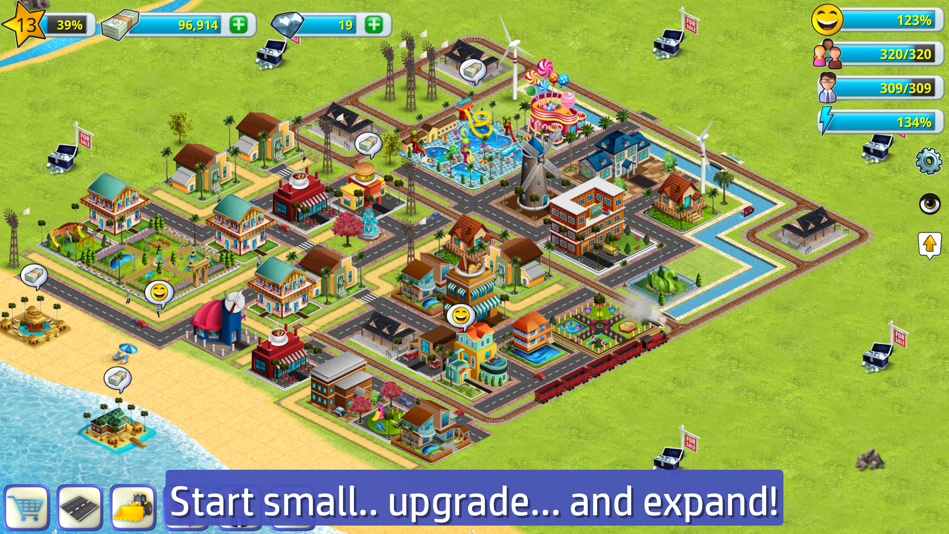 اسکرین شات 3 بازی Build a Village - City Town