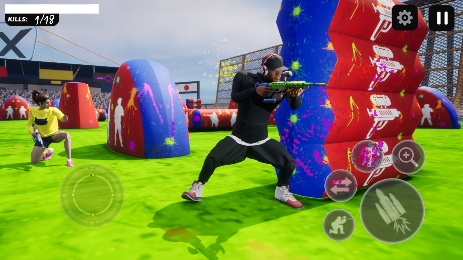 اسکرین شات 4 بازی Paintball games: Color Splash