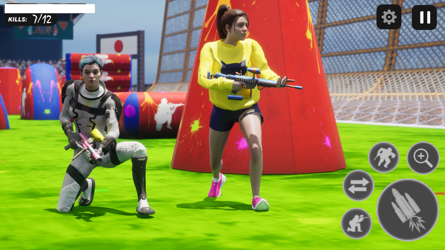 اسکرین شات 1 بازی Paintball games: Color Splash