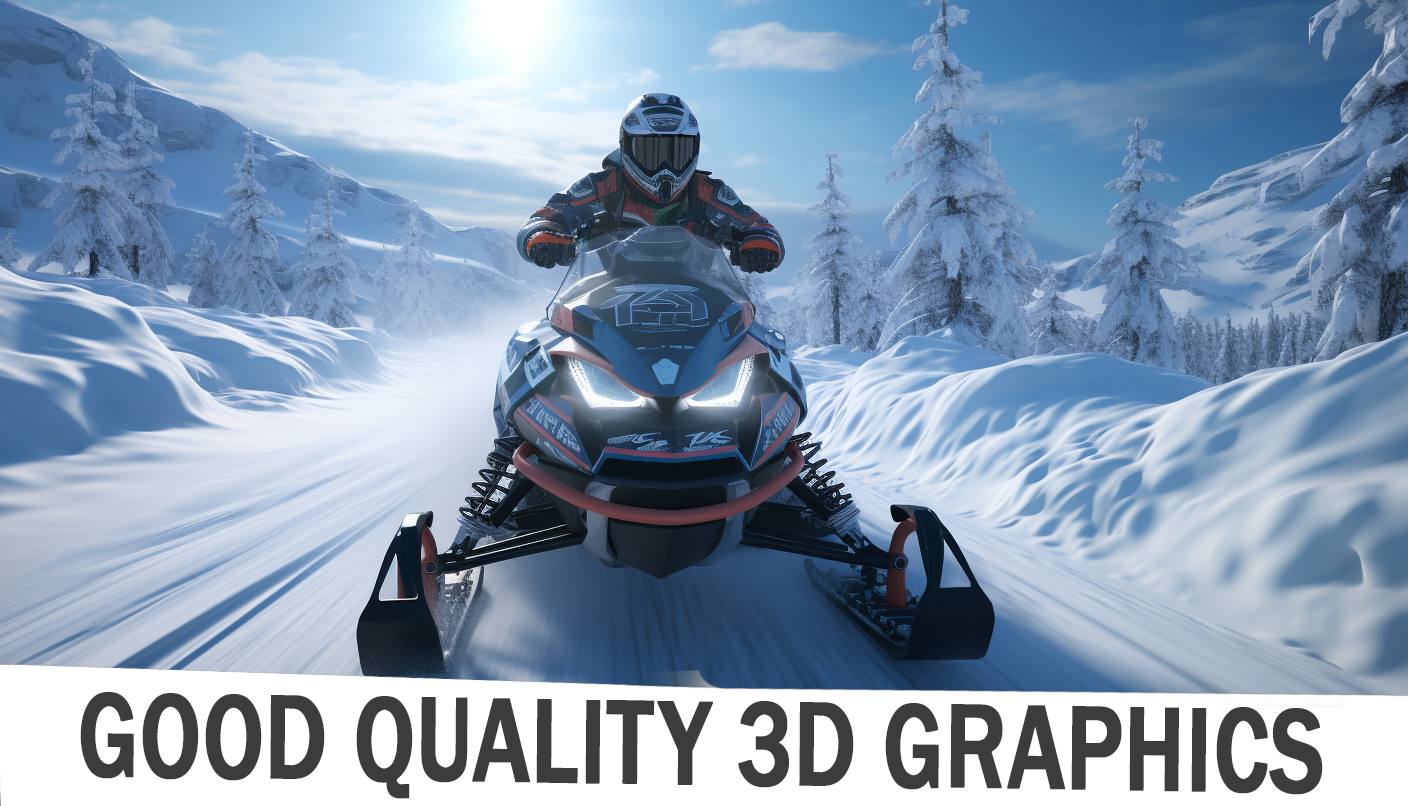 اسکرین شات 2 بازی Snowmobile Simulator: Snocross