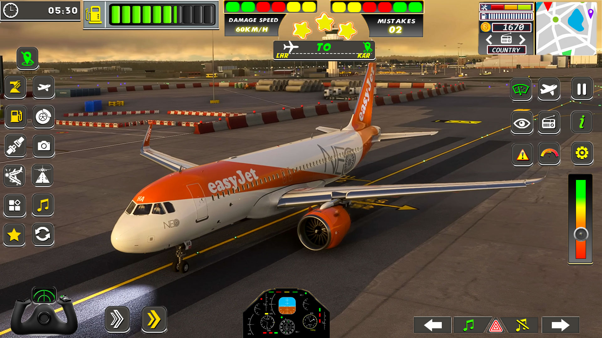 اسکرین شات 2 بازی Flight Pilot- Airplane Games