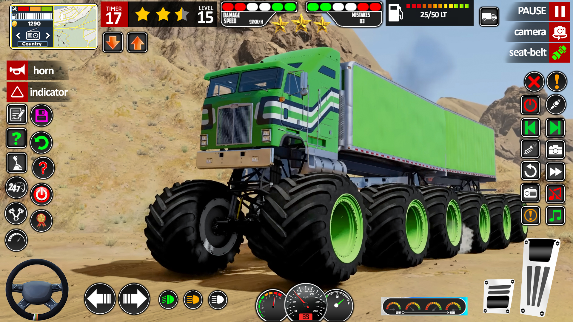 اسکرین شات 4 بازی Monster Truck Demolition Game