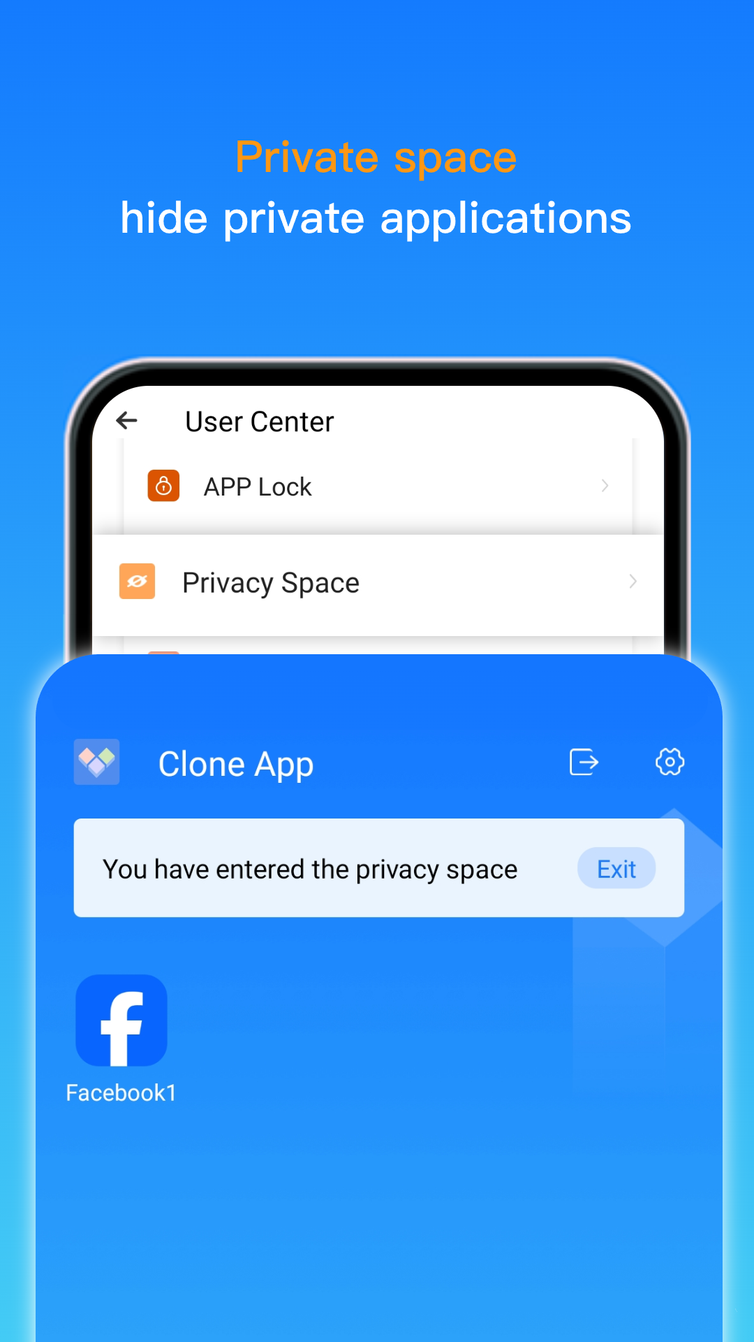 اسکرین شات 4 برنامه Clone App-Parallel Dual Space
