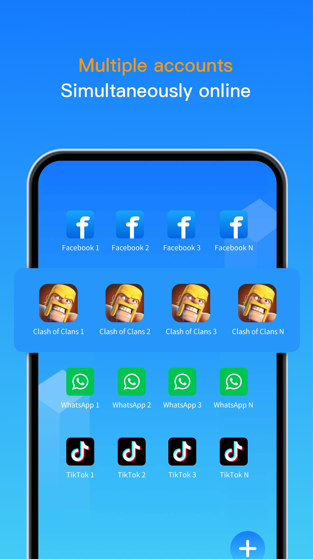 اسکرین شات 3 برنامه Clone App-Parallel Dual Space