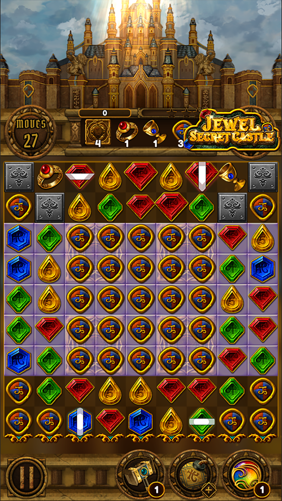 اسکرین شات 3 بازی Jewel Secret Castle: Match 3