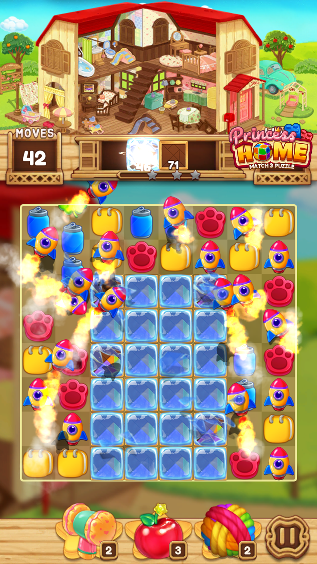 اسکرین شات 6 بازی Princess Home: Match 3 Puzzle