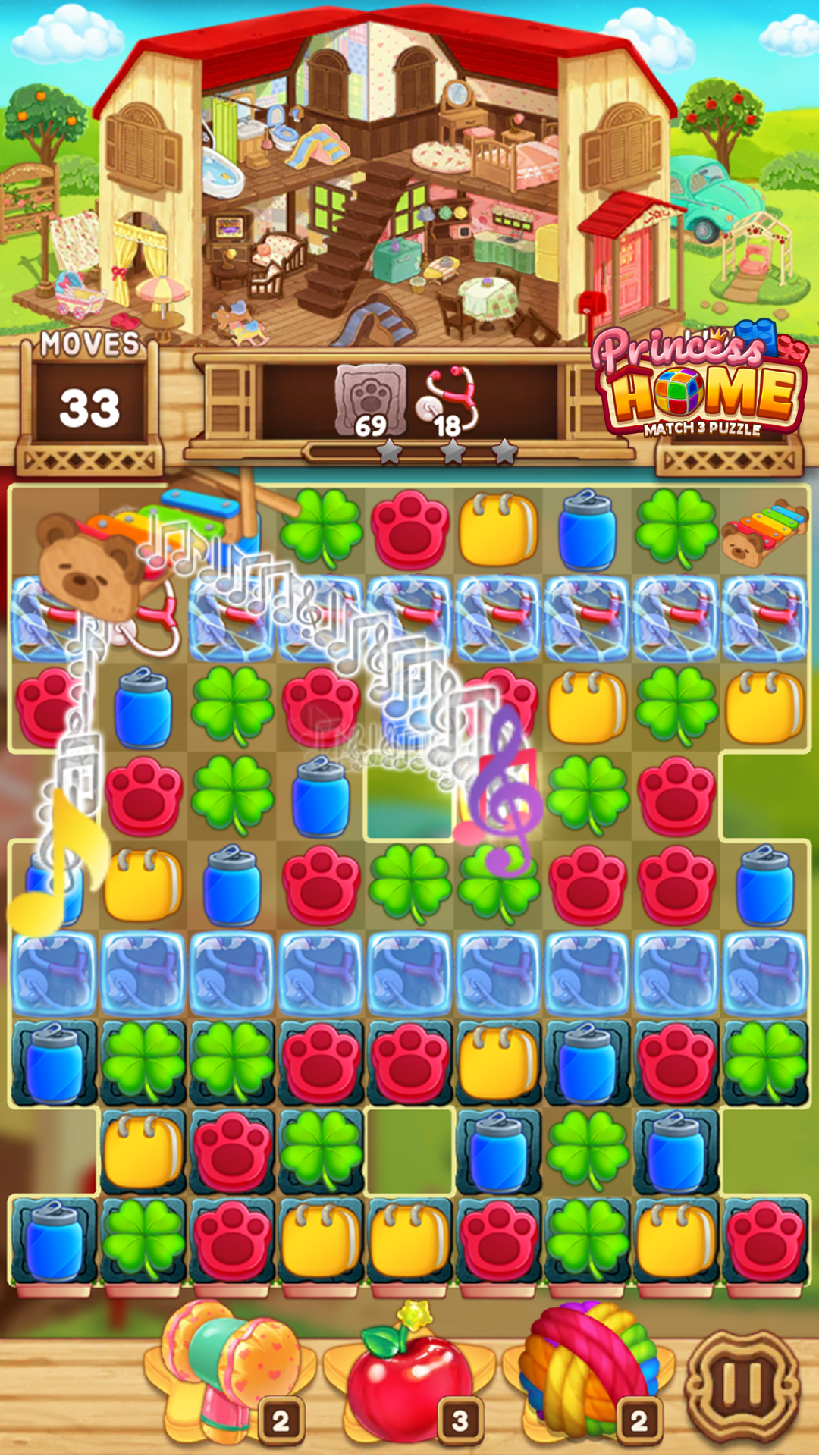 اسکرین شات 7 بازی Princess Home: Match 3 Puzzle