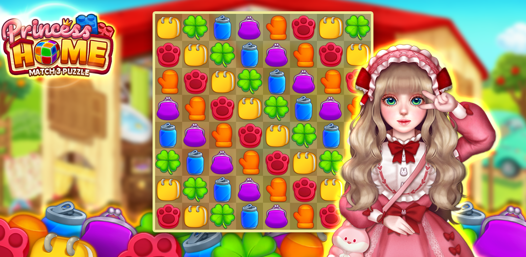 اسکرین شات 1 بازی Princess Home: Match 3 Puzzle