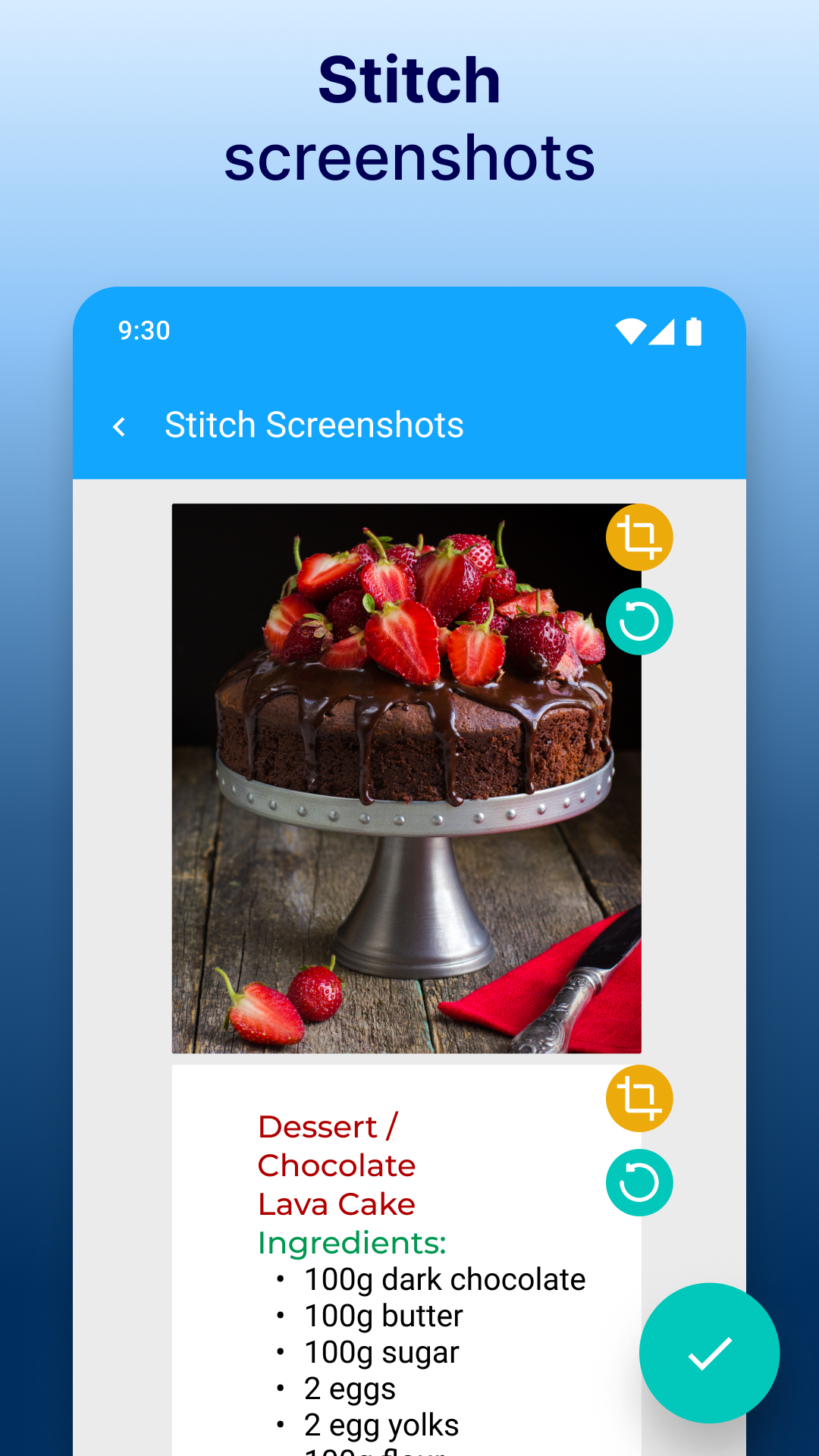 اسکرین شات 4 برنامه Easy Long Screenshot Capture