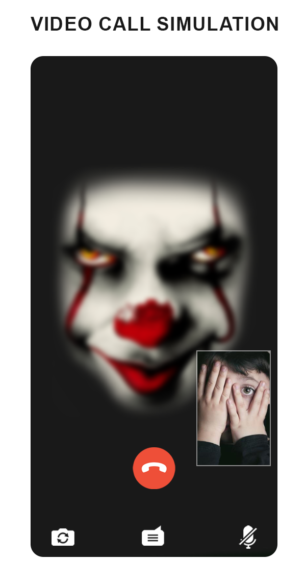 اسکرین شات 6 بازی scary clown fake video call