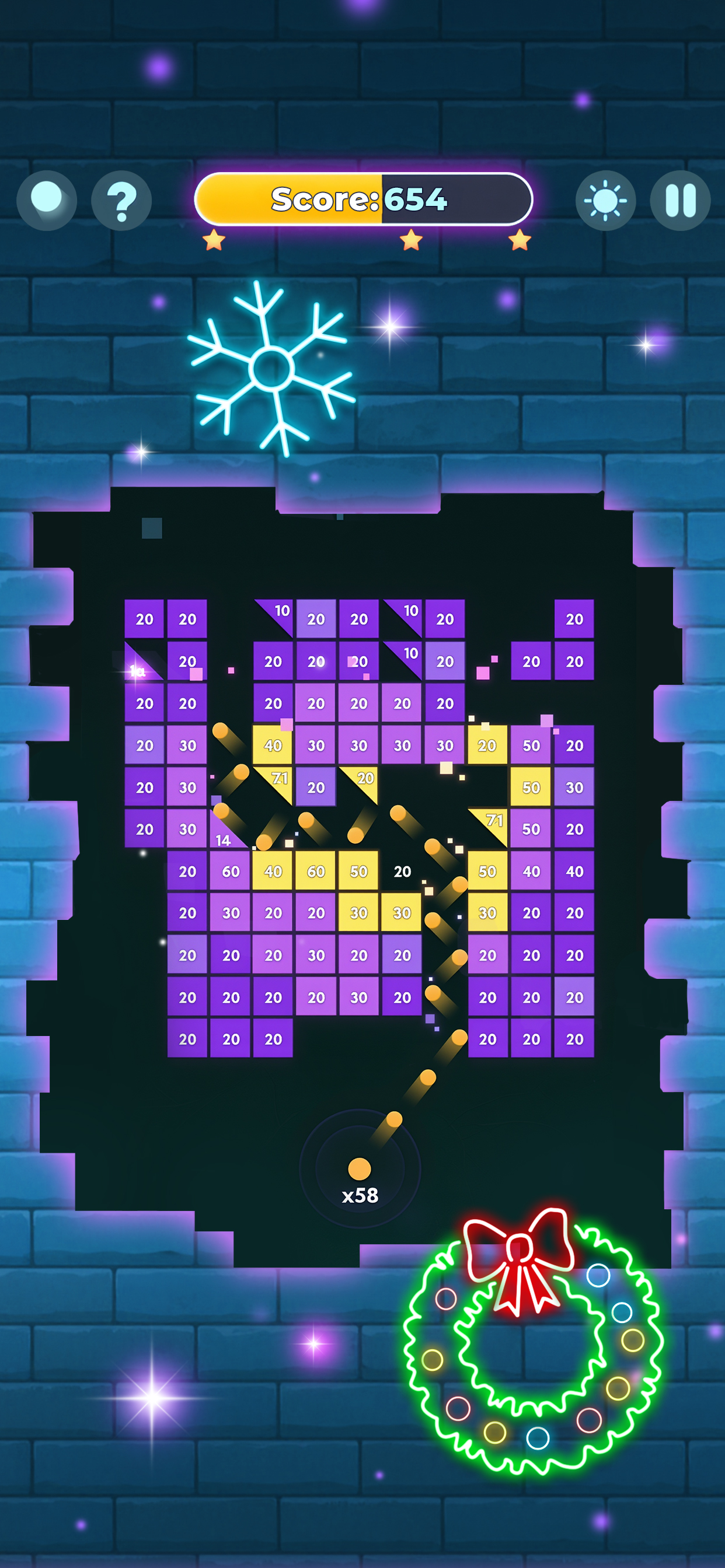 اسکرین شات 2 بازی Bricks n Balls