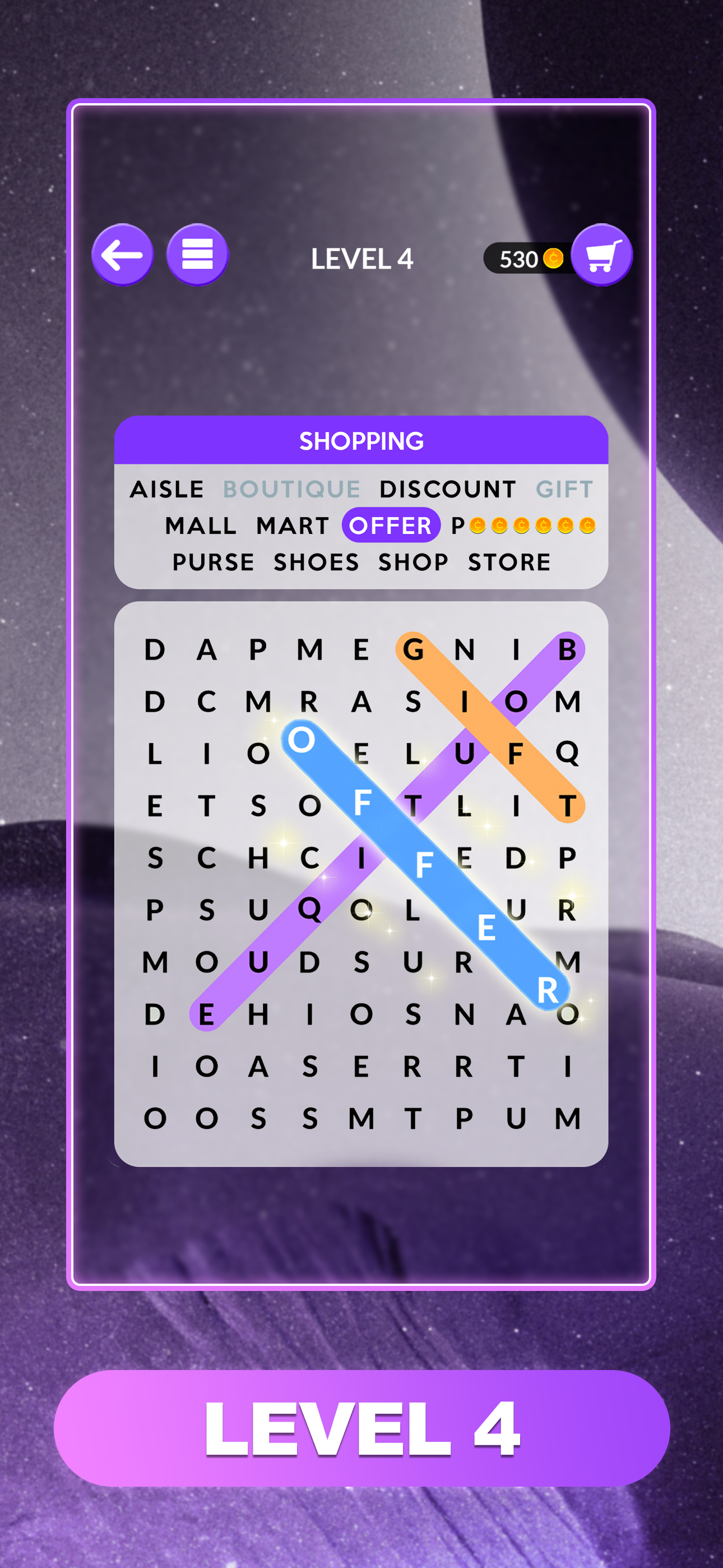 اسکرین شات 4 بازی Wordscapes Search: Word Games