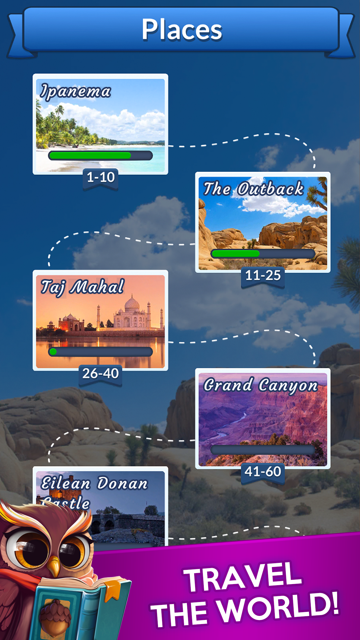 اسکرین شات 5 بازی Wordscapes Solitaire