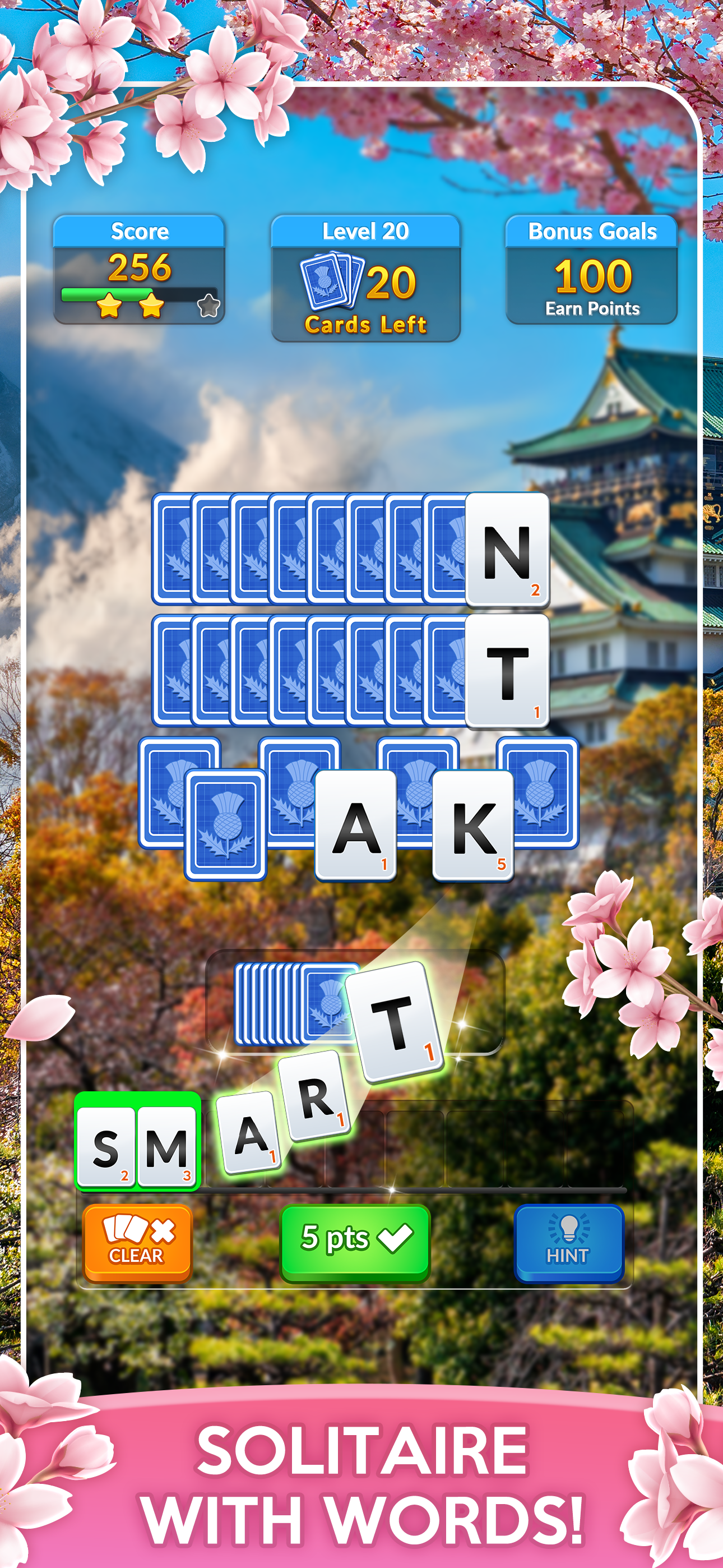 اسکرین شات 1 بازی Wordscapes Solitaire
