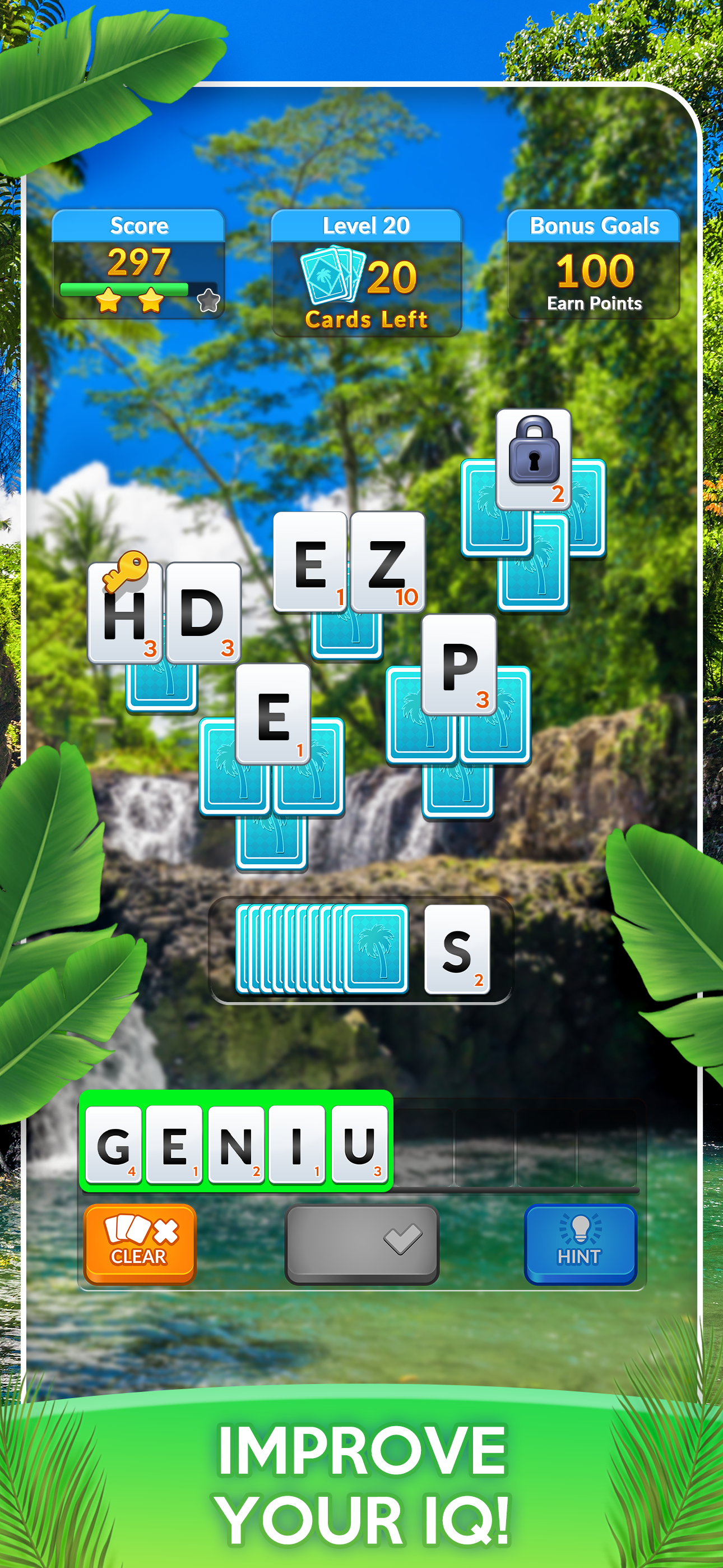 اسکرین شات 3 بازی Wordscapes Solitaire