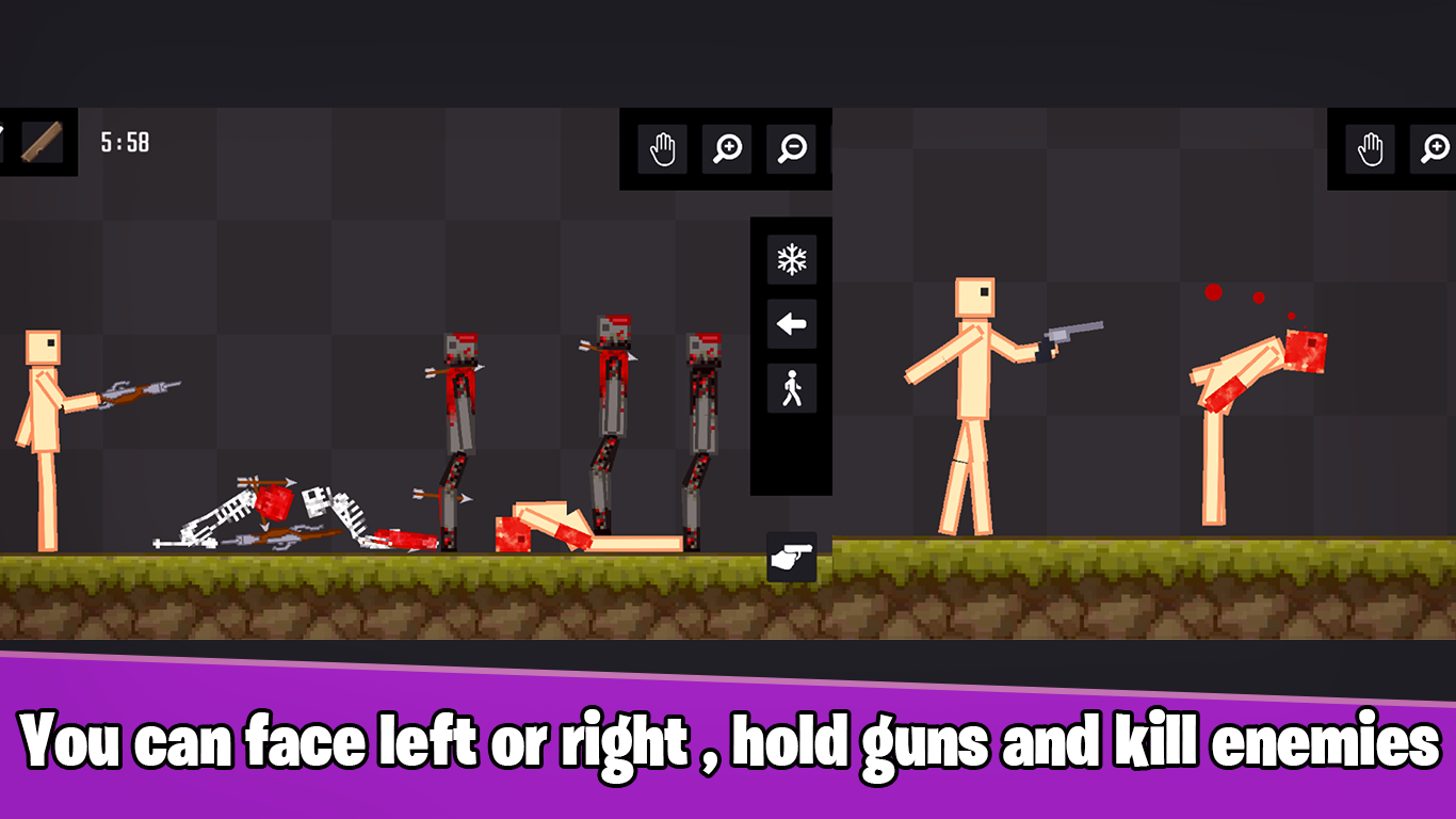 اسکرین شات 4 بازی People Stickman Playground : Ragdoll Zombie Stick