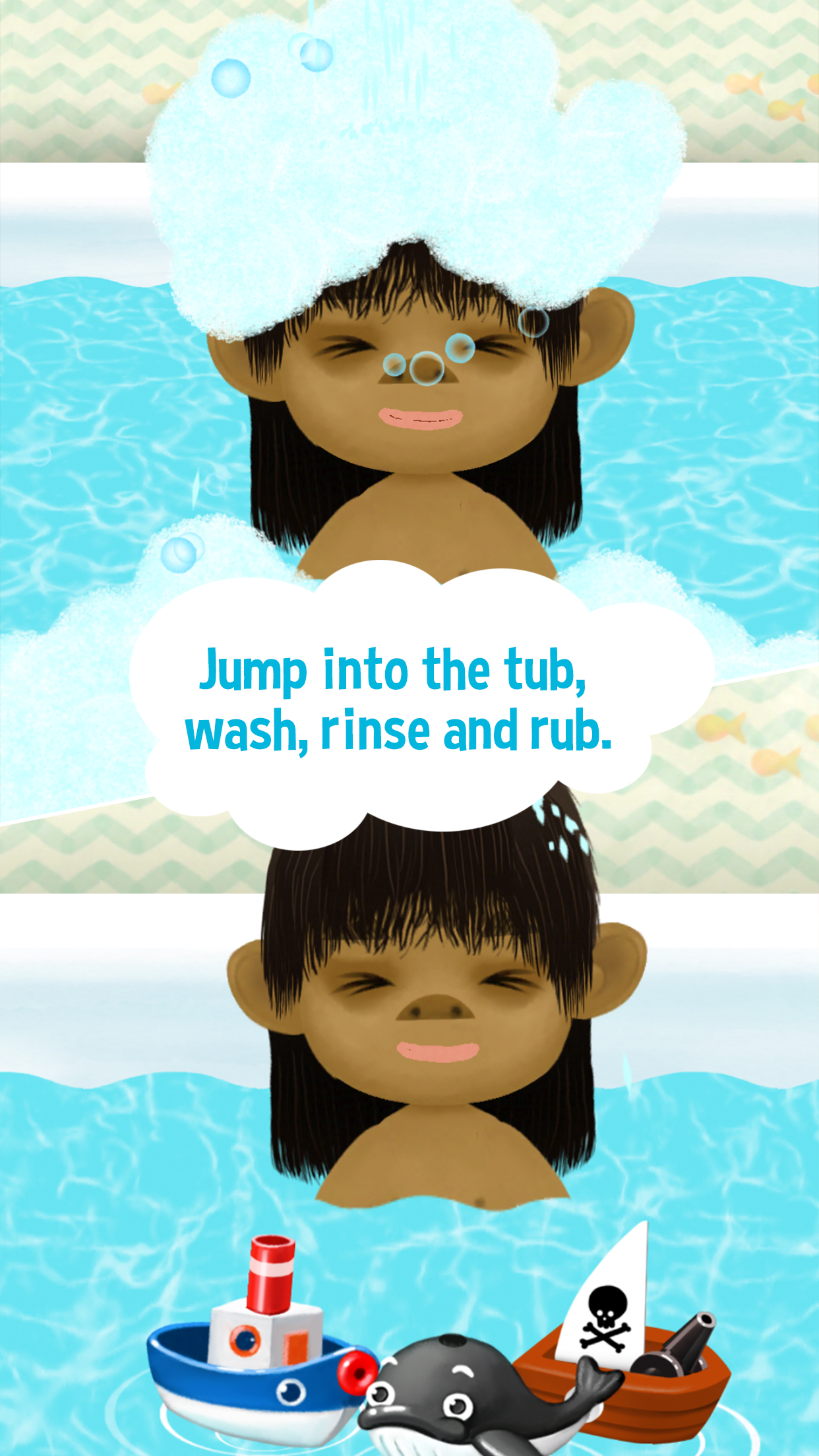اسکرین شات 1 بازی Pepi Bath 2
