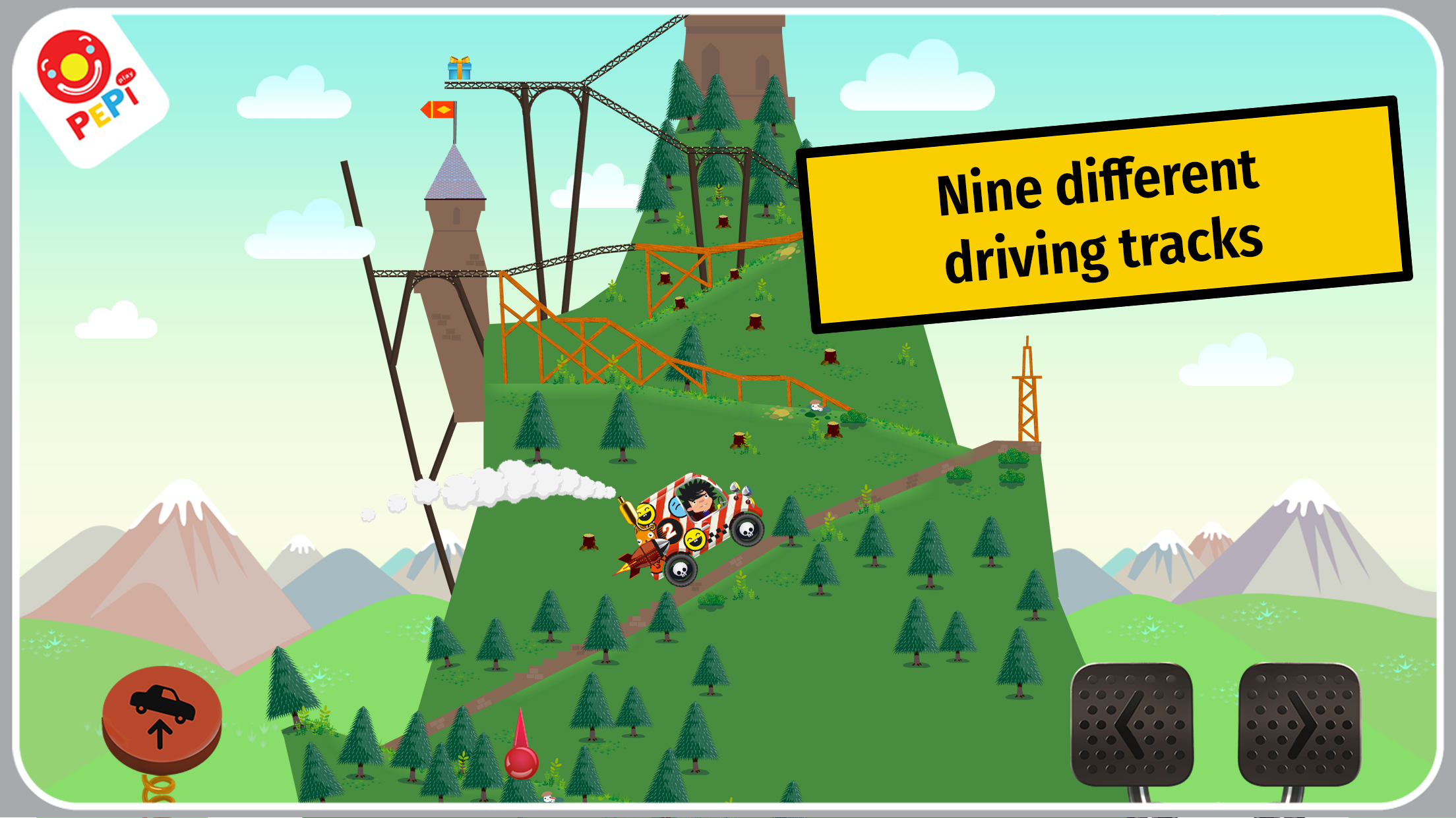 اسکرین شات 2 بازی Pepi Ride: fun car racing