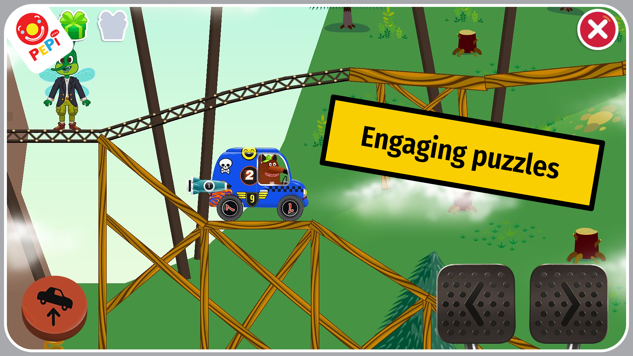 اسکرین شات 5 بازی Pepi Ride: fun car racing