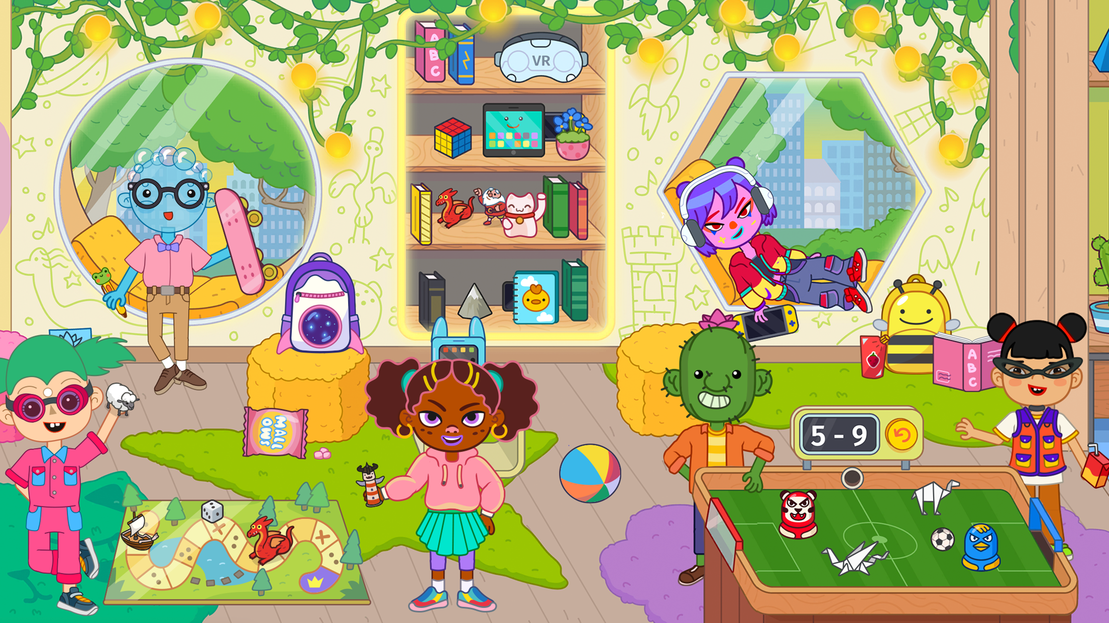 اسکرین شات 6 بازی Pepi School: Fun Kid Games