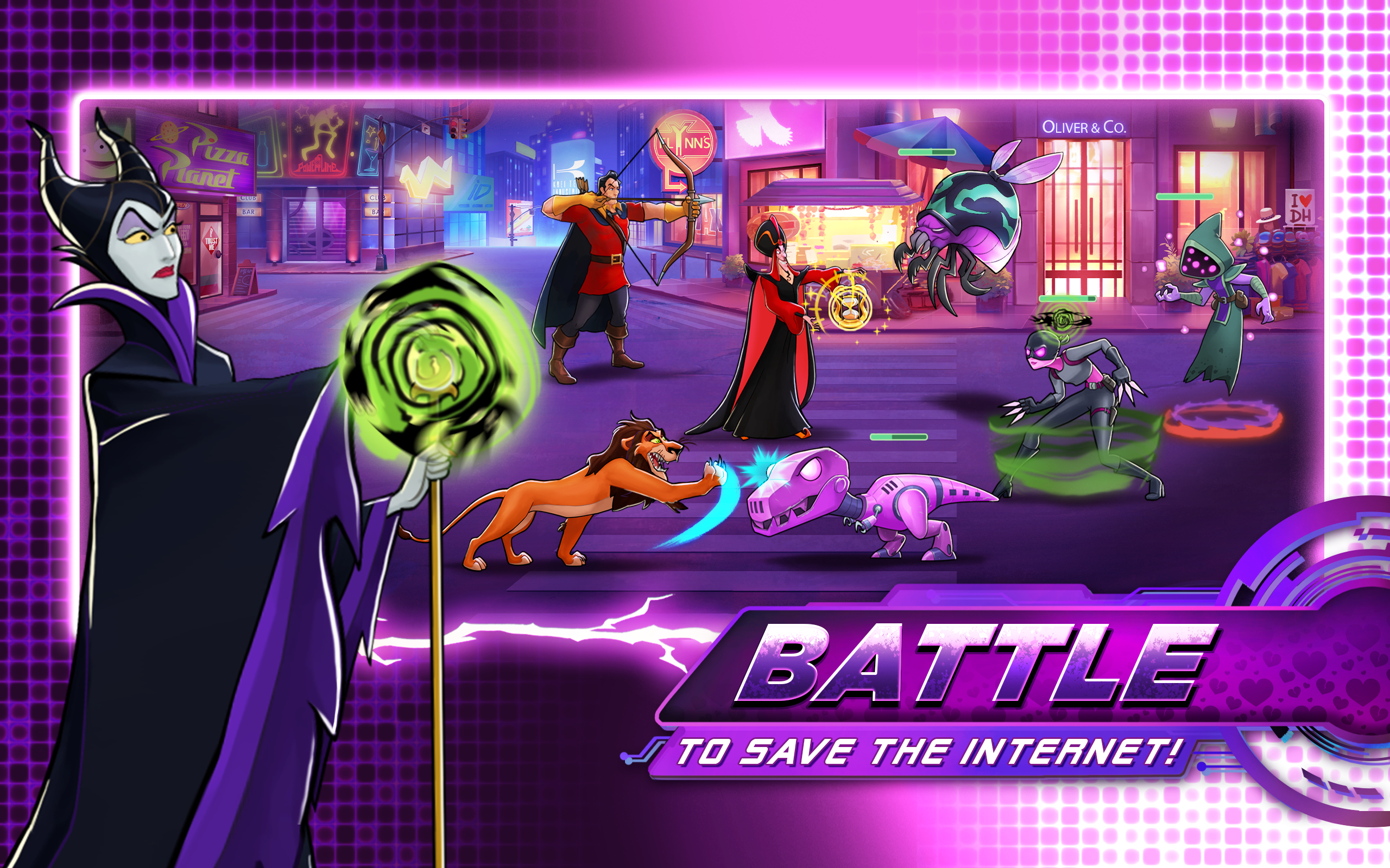 اسکرین شات 1 بازی Disney Heroes: Battle Mode